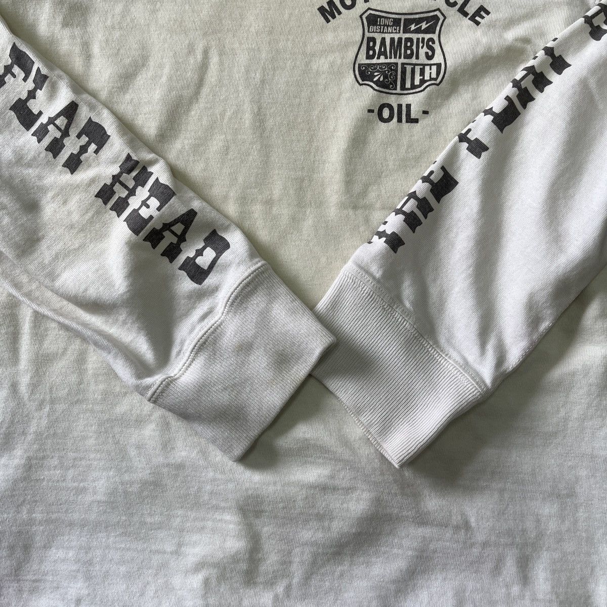 The Flat Head × Vintage Vintage 80s The Flat Head Motorcycle TShirt Size US S / EU 44-46 / 1 - 13 Thumbnail