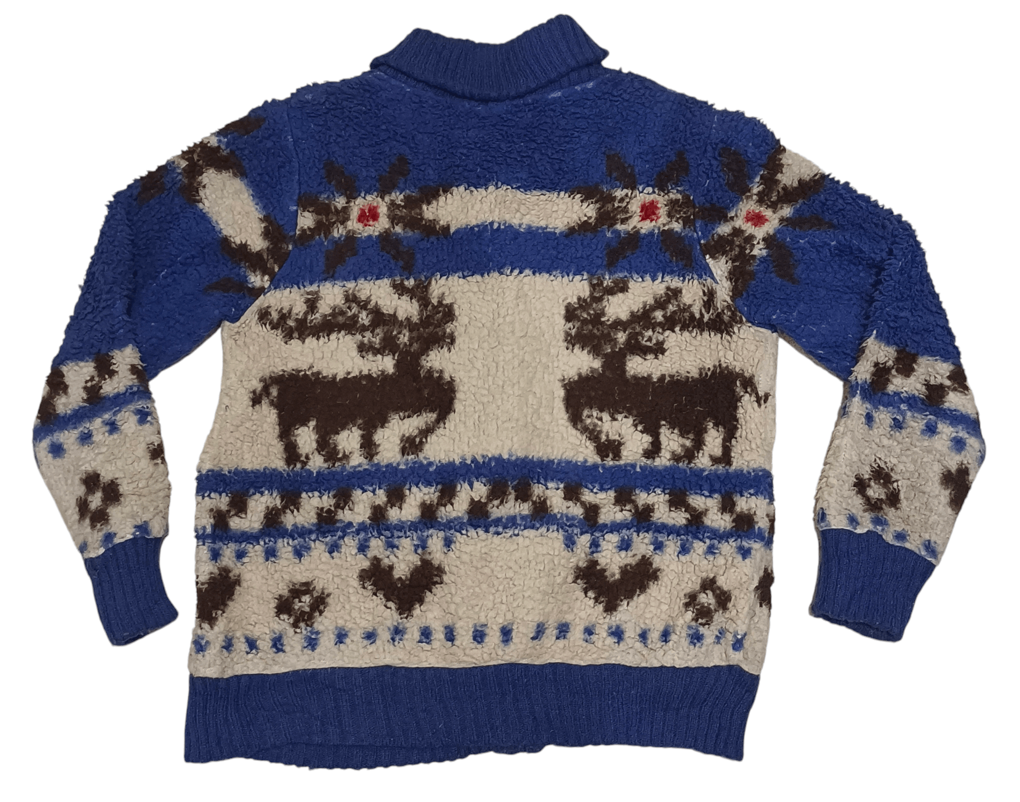 Japanese Brand Vintage 1990s Cardigan Cristmas Theme Size M / US 6-8 / IT 42-44 - 5 Thumbnail