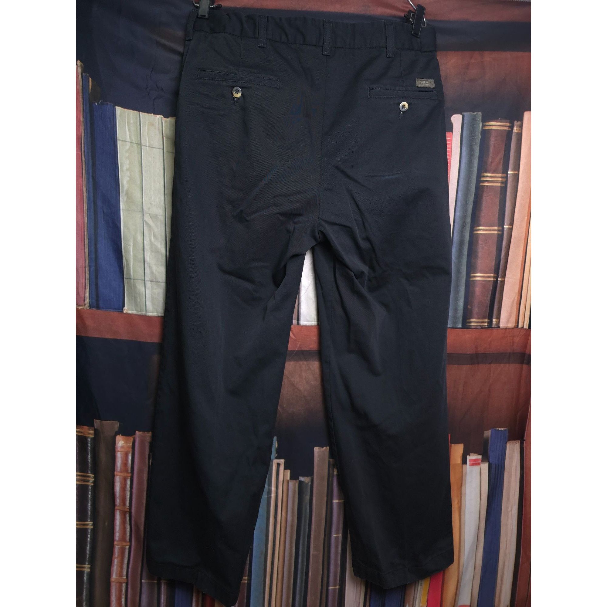 Wrangler Timber Creek By Wrangler Men's Black Pleated Chino expandabl Size US 34 / EU 50 - 5 Thumbnail