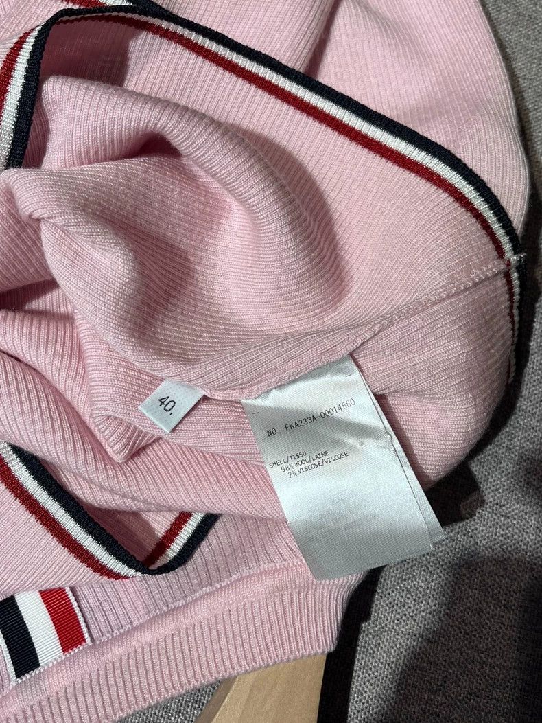 Thom Browne Thom Browne Pink wool knit sweater Size S / US 4 / IT 40 - 4 Thumbnail