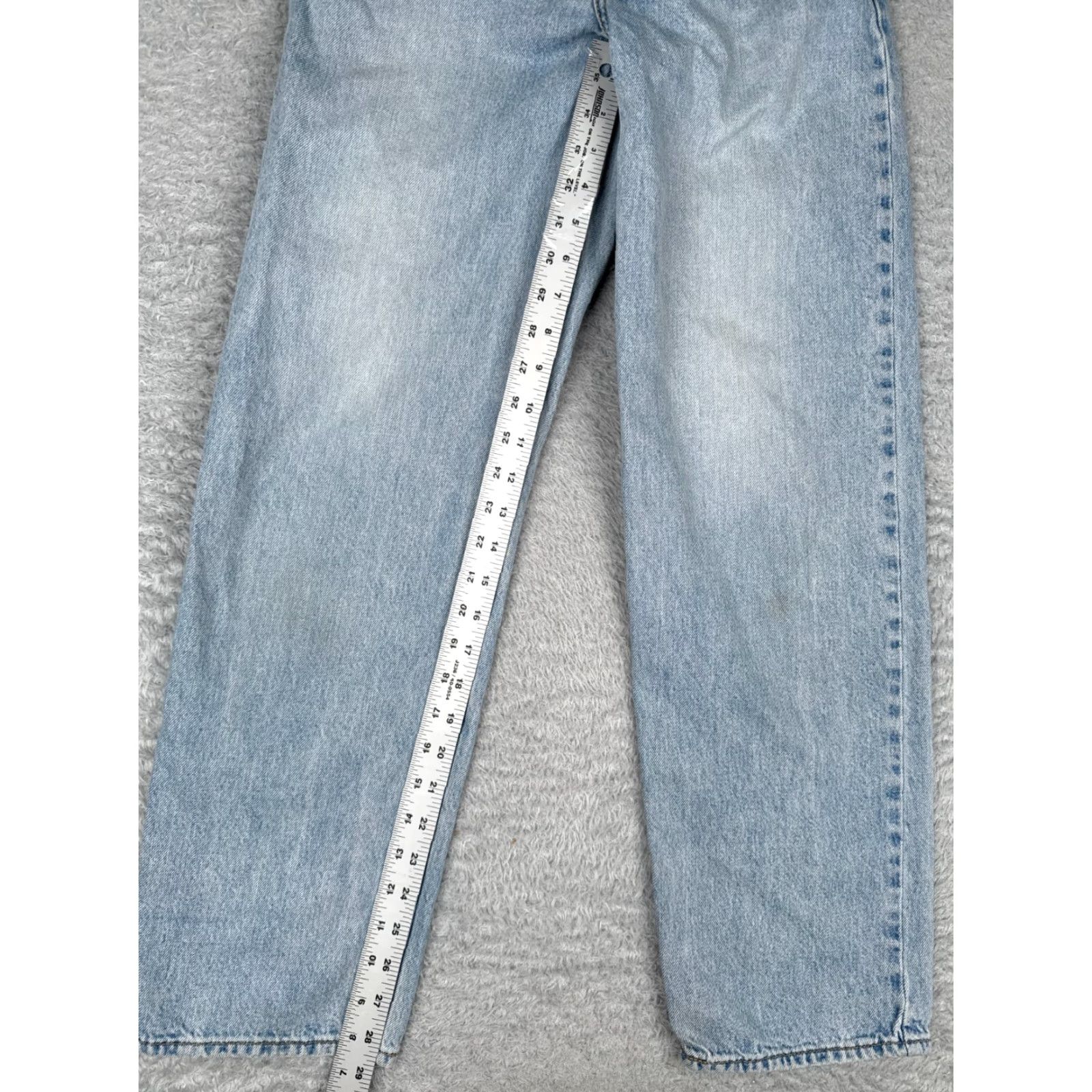 Levi's VINTAGE Levis Jeans Women 25 Blue Denim Big E Mom Jean Light Wash Zip Fly 25x29 Levi's Wedgie Fit Retro Regular Women Size 42" / US 20 - 7 Thumbnail