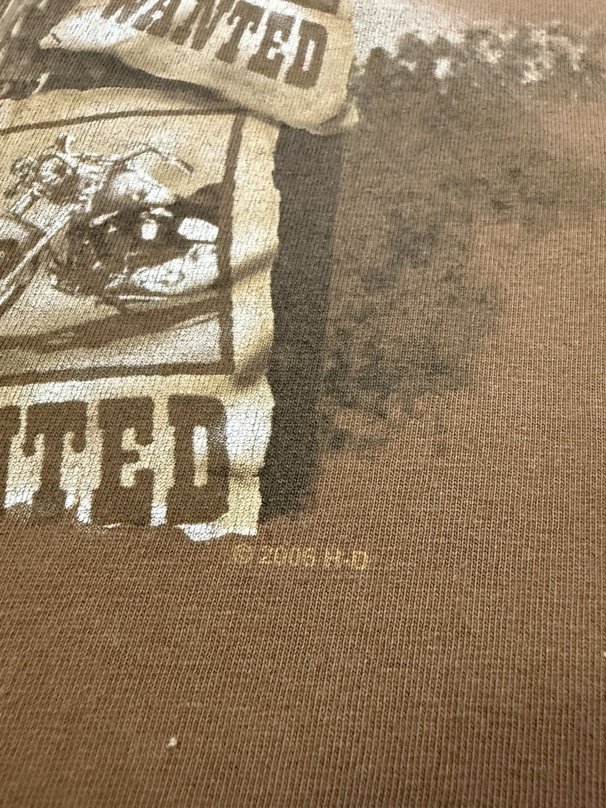 Harley Davidson 2006 Harley Davidson Wanted Poster Greenville NC Cropped Tee Size US L / EU 52-54 / 3 - 4 Thumbnail