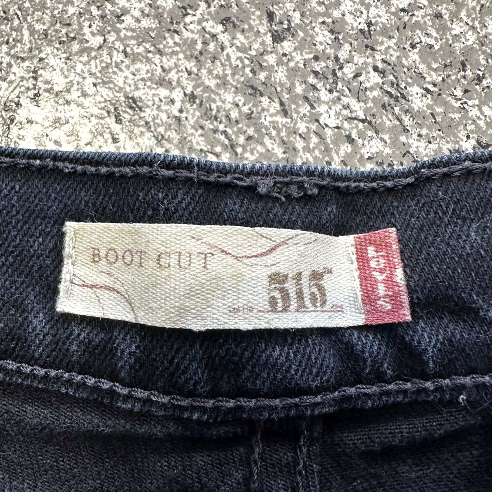 Levi's VINTAGE Levi's 515 Bootcut Jeans Women 6 Black Cotton Stretch Denim 30x30 Regular 5-Pocket Design Mens Size 30" / US 8 / IT 44 - 4 Thumbnail
