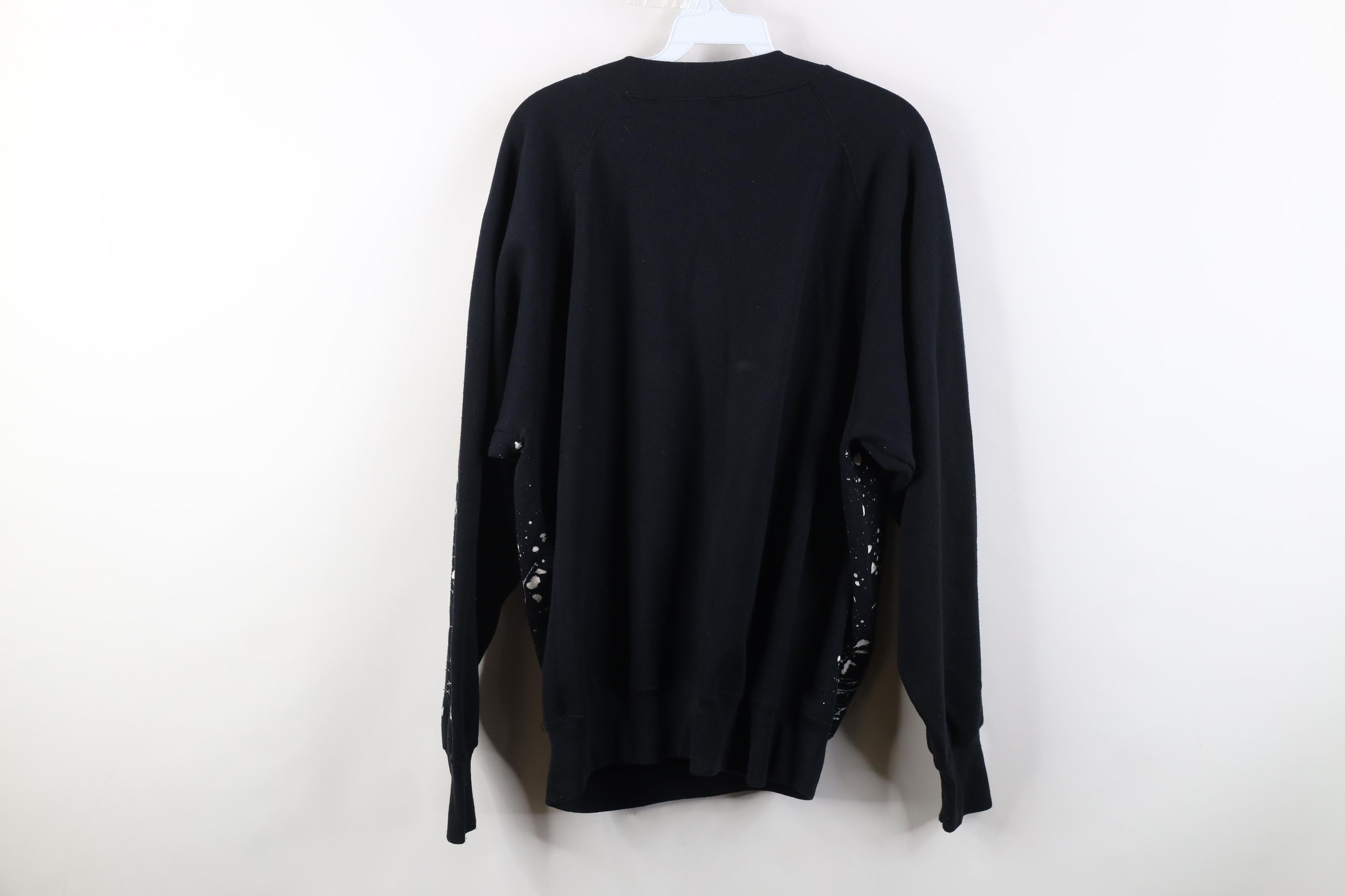 Vintage Vintage 90s Rhinestoned Snow Glitter Glue Sweatshirt USA Size XL / US 12-14 / IT 48-50 - 15 Thumbnail