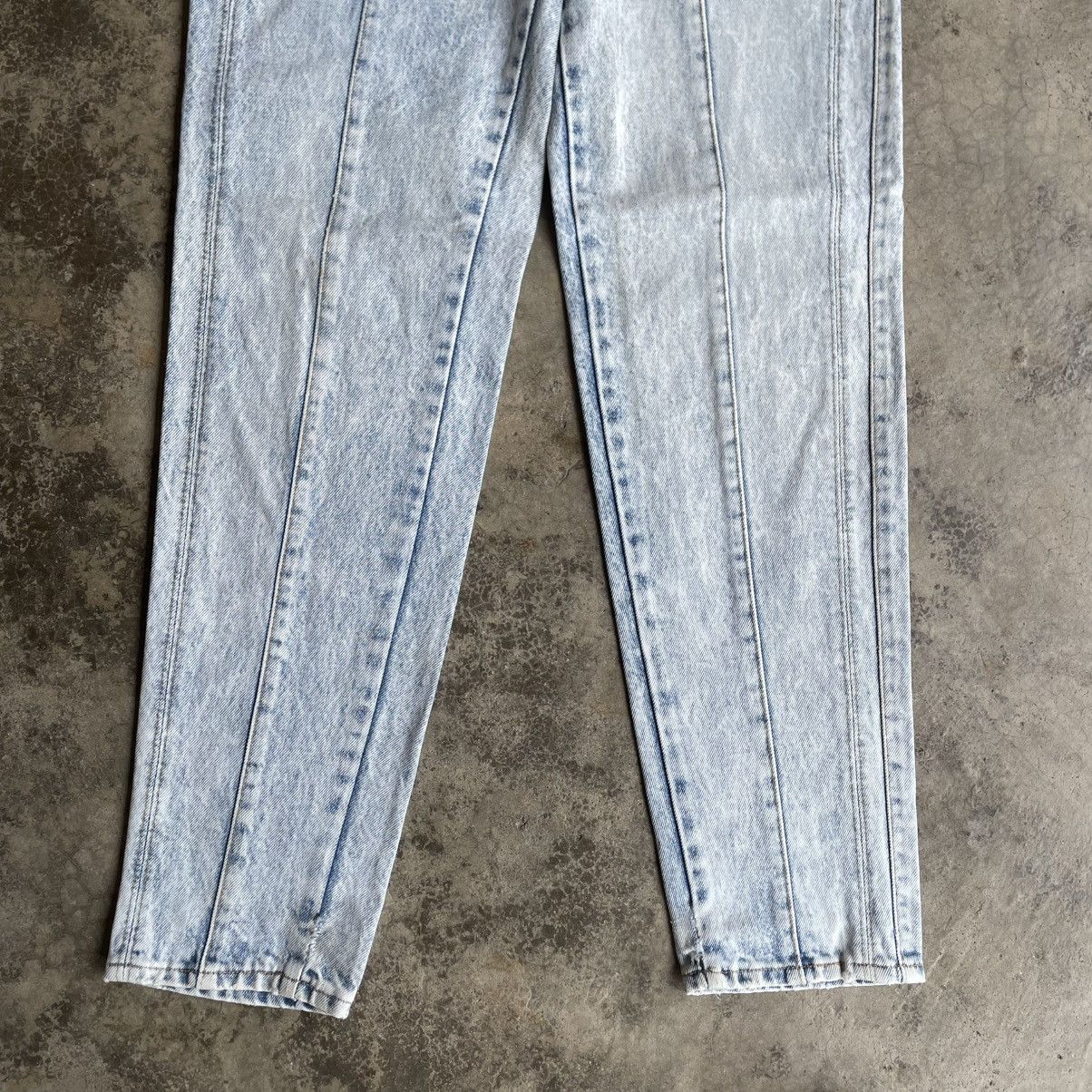 Big John 🔥80s Big John Blend Stoned Washed Distress Denim Jeans Size US 28 / EU 44 - 3 Thumbnail
