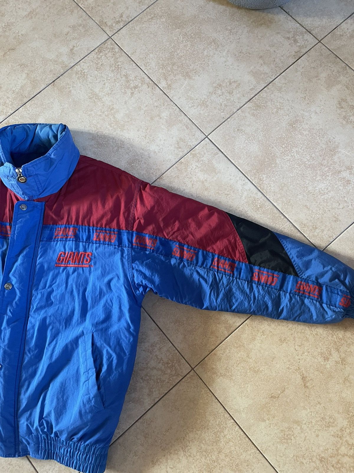 NFL × Vintage Vintage NFL GIANTS bomber jacket 90s 80s Size US M / EU 48-50 / 2 - 4 Thumbnail