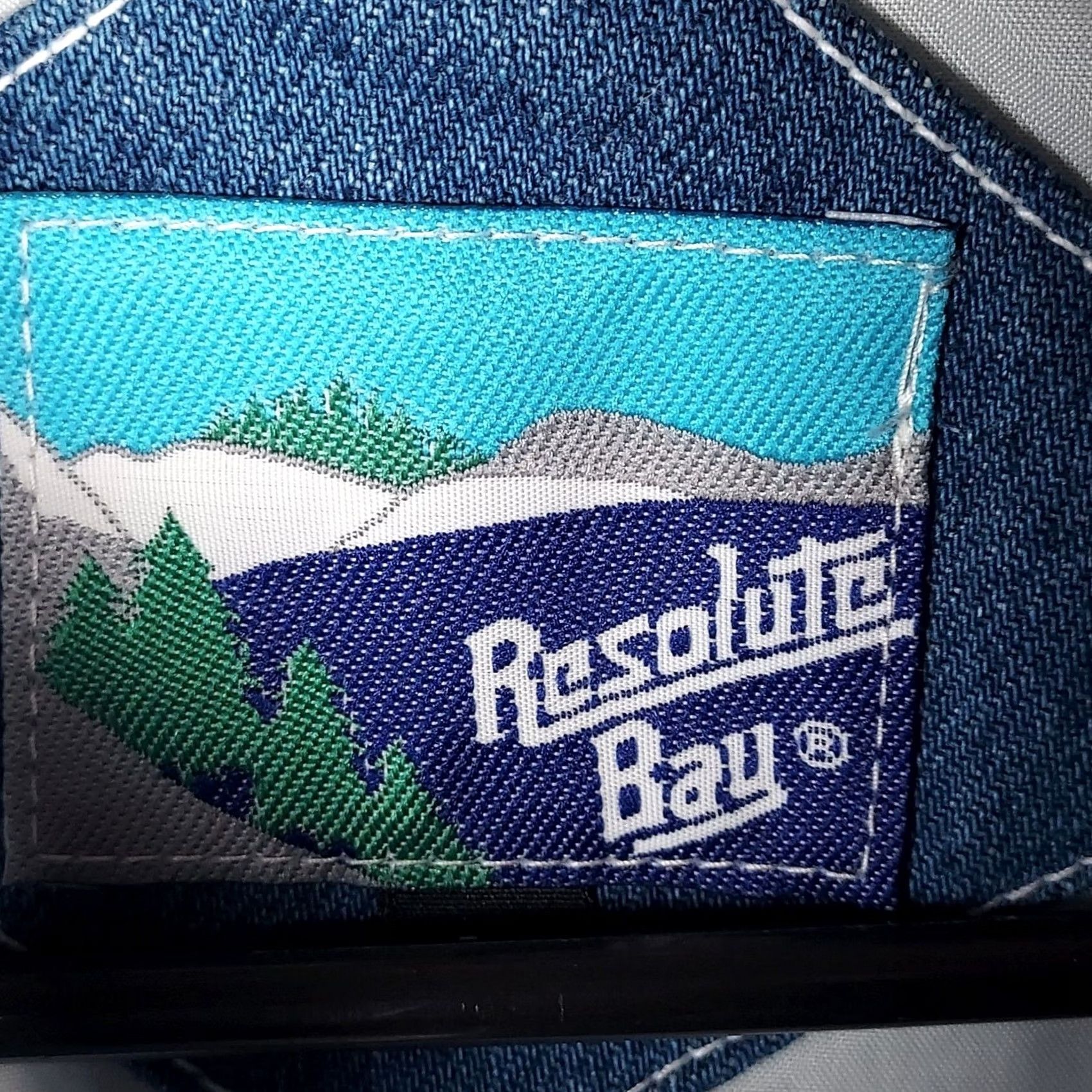RESOLUTE VINTAGE Resolute Bay Denim Vest Men's L Blue Zip Up Cotton Vest Denim Vest Men L Blue Zip Up Cotton Vintage 90s? Size US L / EU 52-54 / 3 - 7 Thumbnail