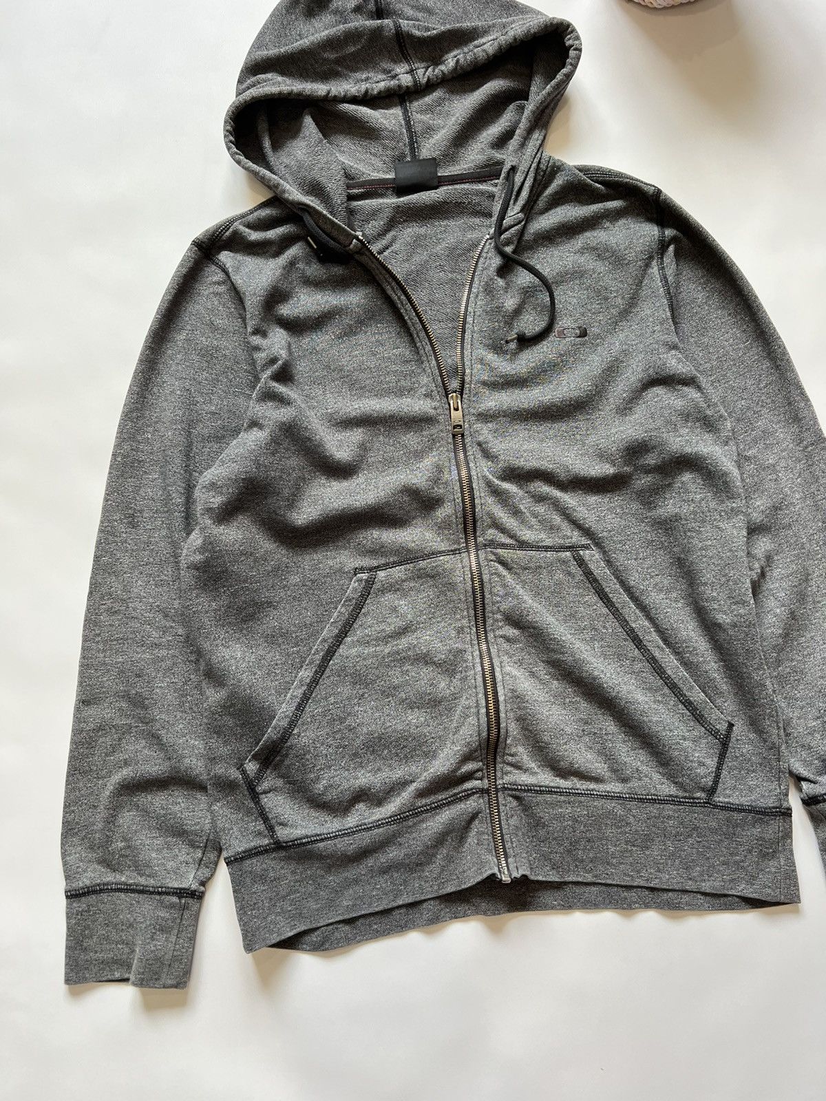 Oakley Oakley Zip Up Sweater Hoodie Grey Rare Size US S / EU 44-46 / 1 - 3 Thumbnail