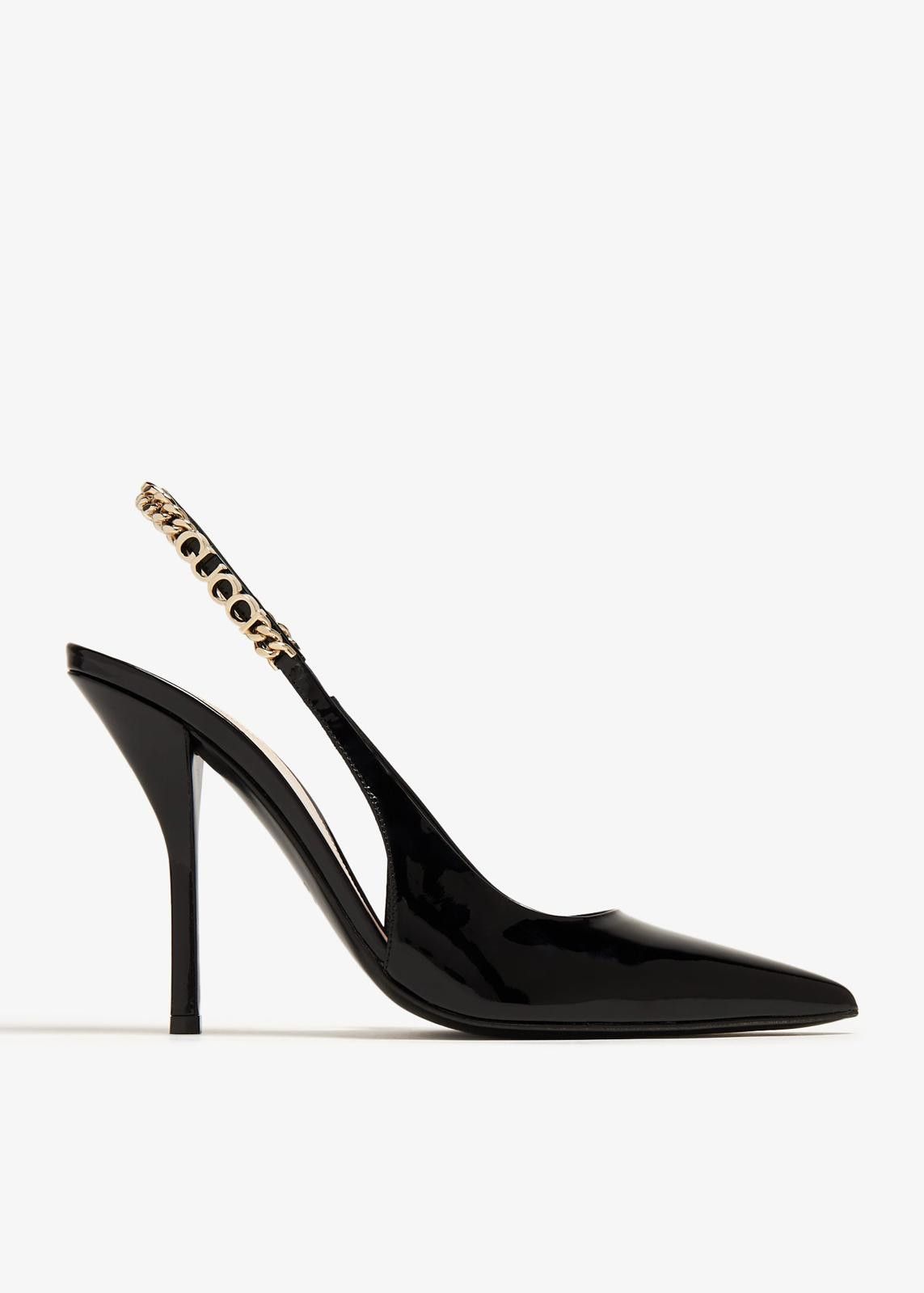 Gucci Gucci Signoria Patent Slingbacks Pumps Size US 7.5 / IT 37.5 - 1 Thumbnail