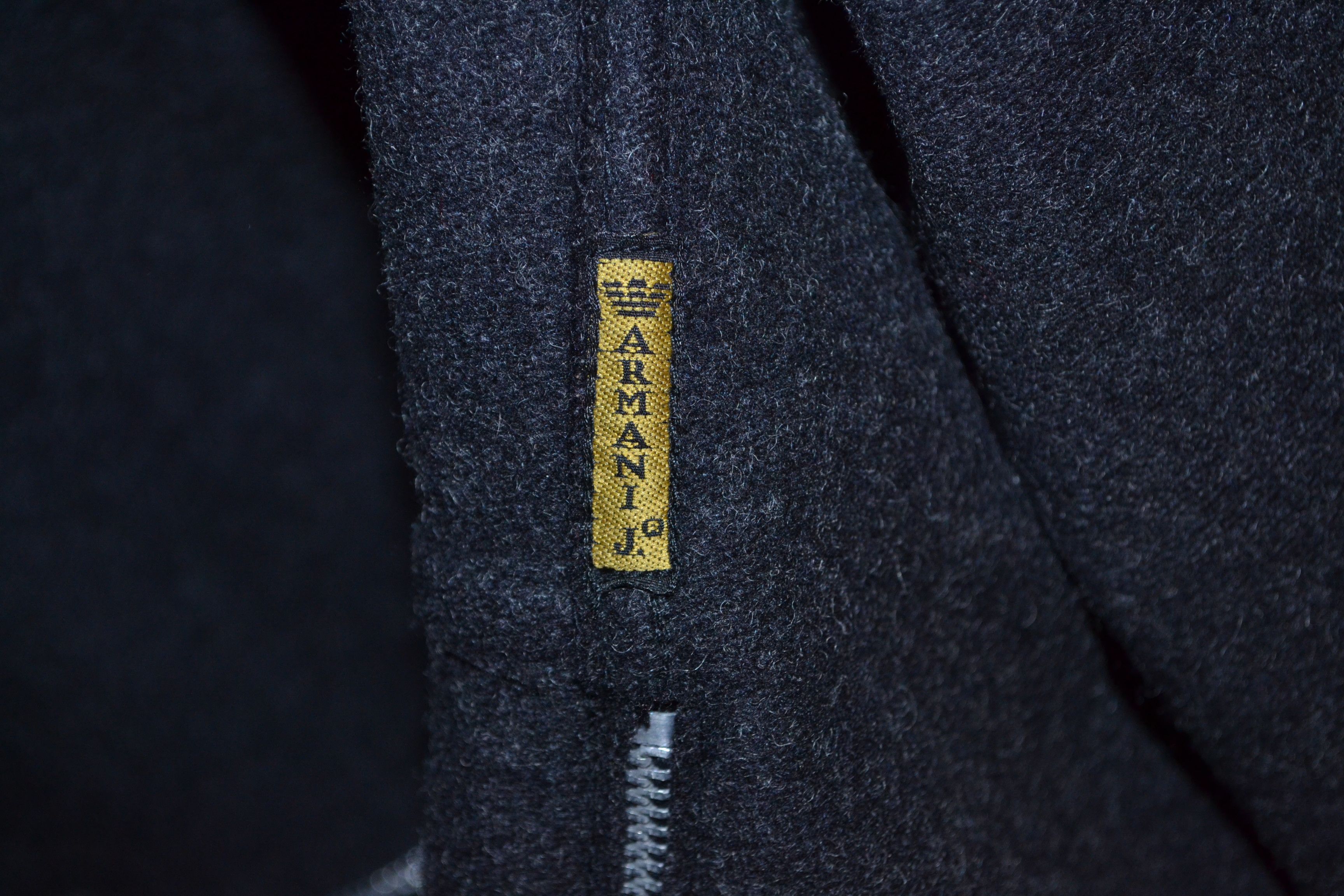 Armani × Vintage Armani Vintage Wool Coat with Massive Zips L Size US L / EU 52-54 / 3 - 6 Thumbnail