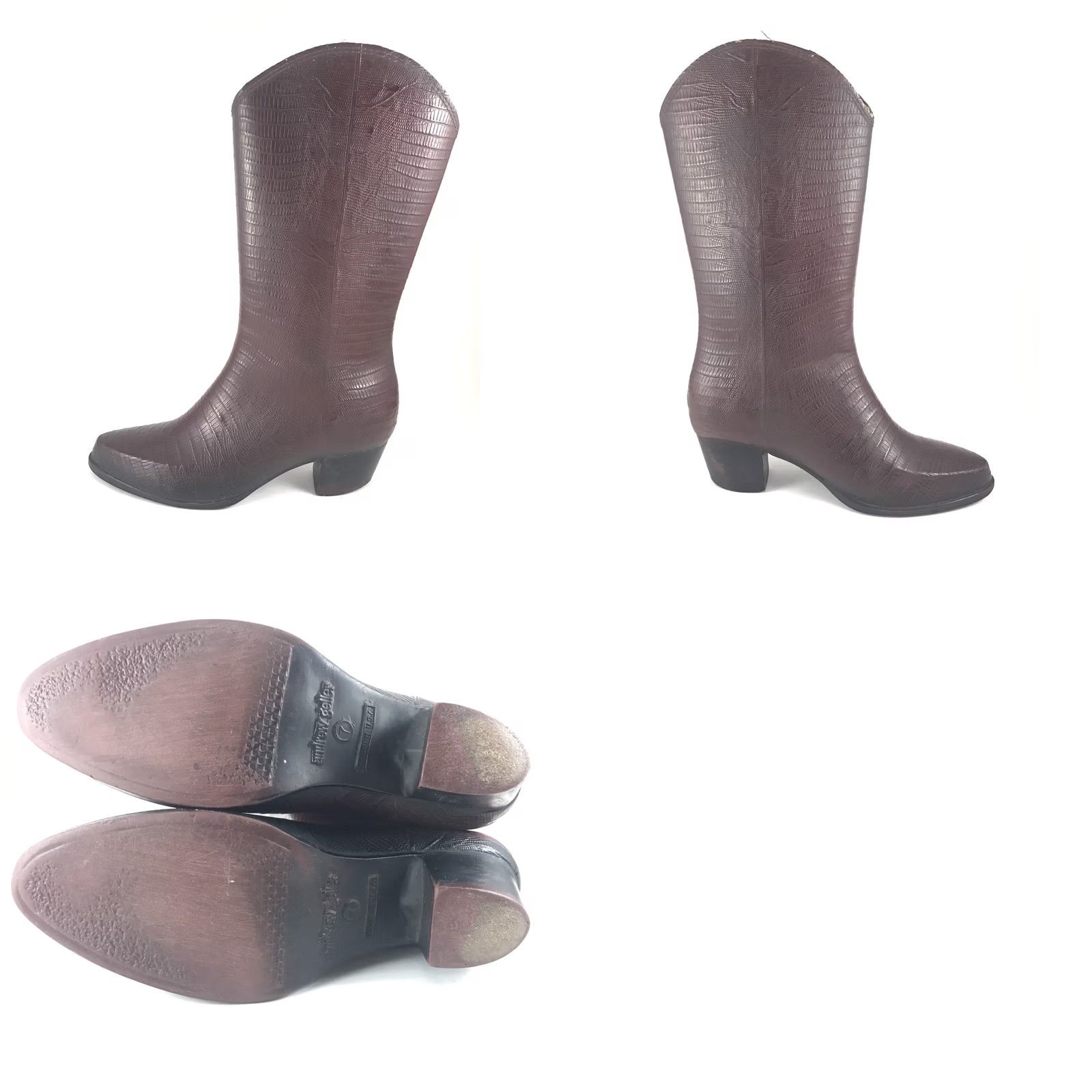 Vintage Womens Andrew Gellar Boots Knee High Brown Waterproof Snow Rain Boots-337 Size 7 US Adult Women Size US 7 / IT 37 - 8 Thumbnail