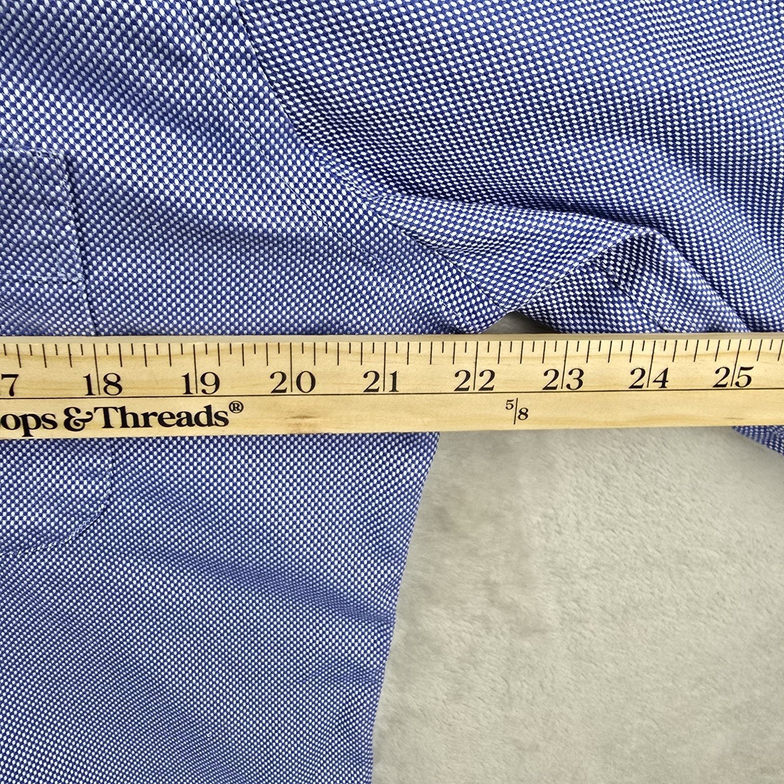 Peter Millar Peter Millar Shirt Mens Medium Birdseye Nanoluxe Button Down Size US M / EU 48-50 / 2 - 9 Thumbnail