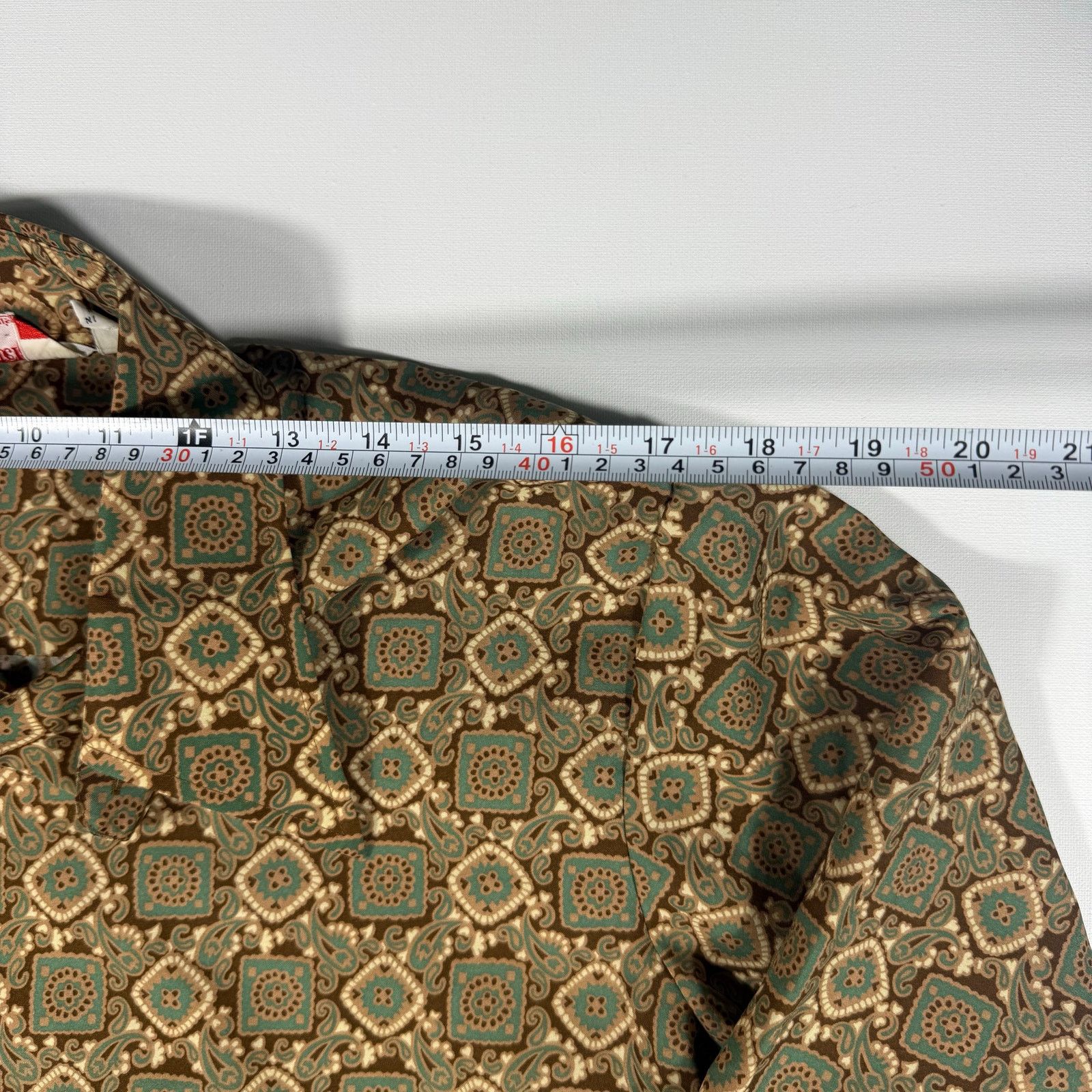 Levi's Vintage Levi’s Panatela Paisley Button Up Shirt Brown Large Size US L / EU 52-54 / 3 - 7 Thumbnail