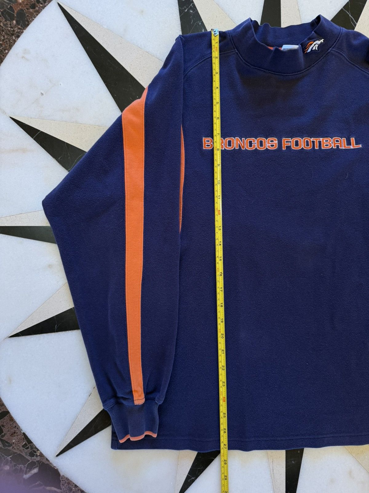 Reebok Vintage Reebok NFL Denver Broncos Mock Neck Fleece Large Size US L / EU 52-54 / 3 - 9 Thumbnail
