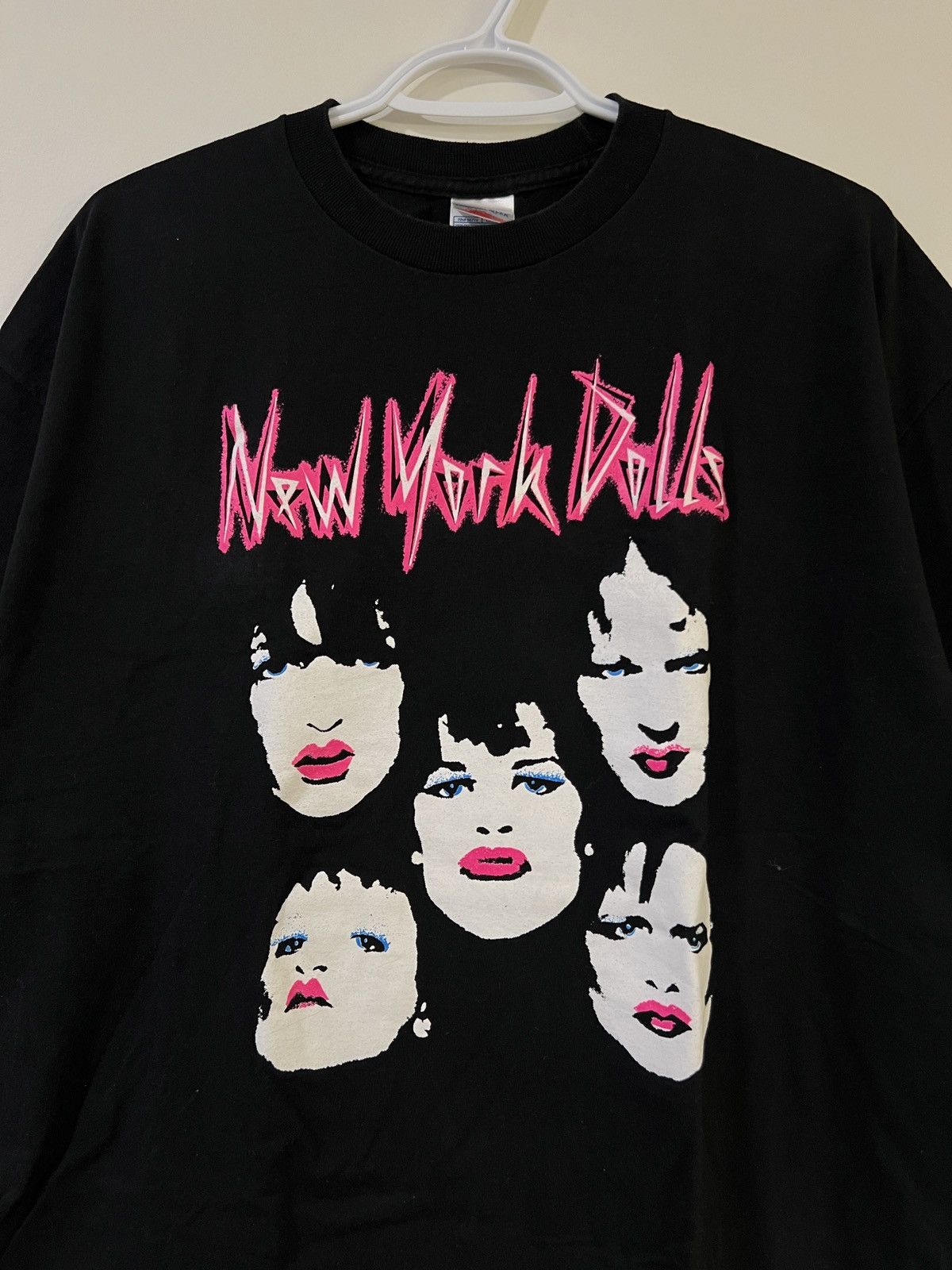 Band Tees × Vintage Vintage Y2k The New York Dolls Shirt Size US XL / EU 56 / 4 - 2 Thumbnail