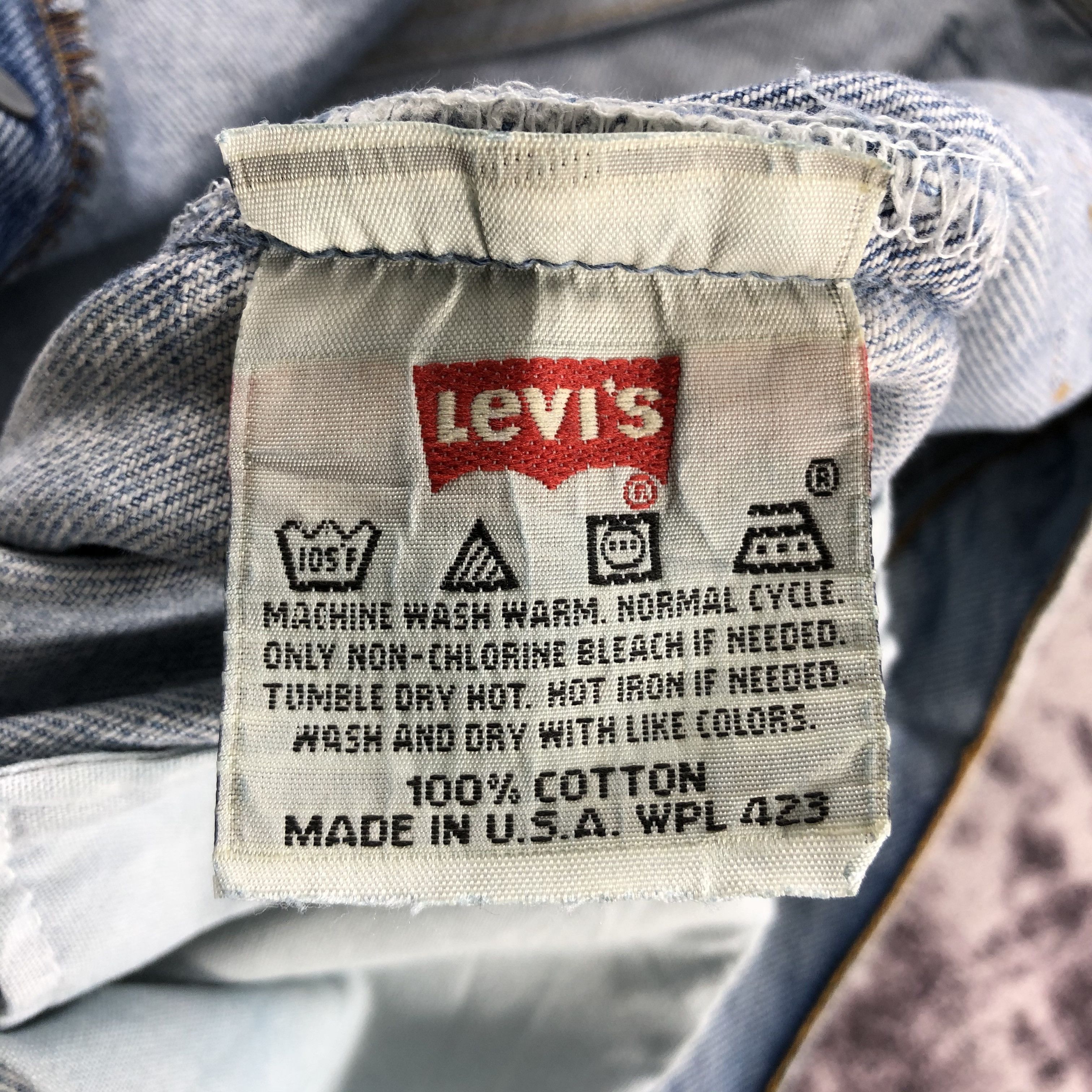 Levi's × Vintage Vintage 90s Blue Wash Levis 501 Jeans-JM2589 Size US 35 - 11 Thumbnail