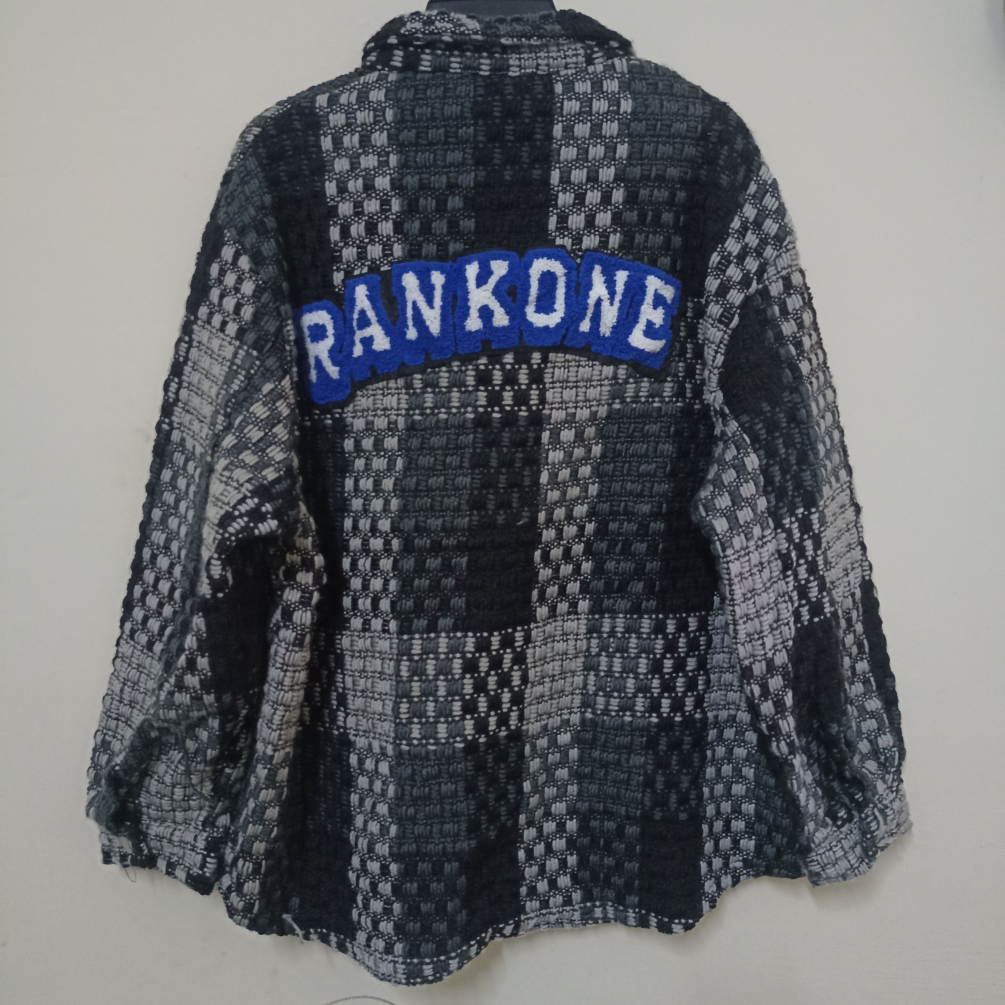 Other Essentials Rank One Checked Cardigan Jacket Knit Size US XXL / EU 58 / 5 - 2 Thumbnail