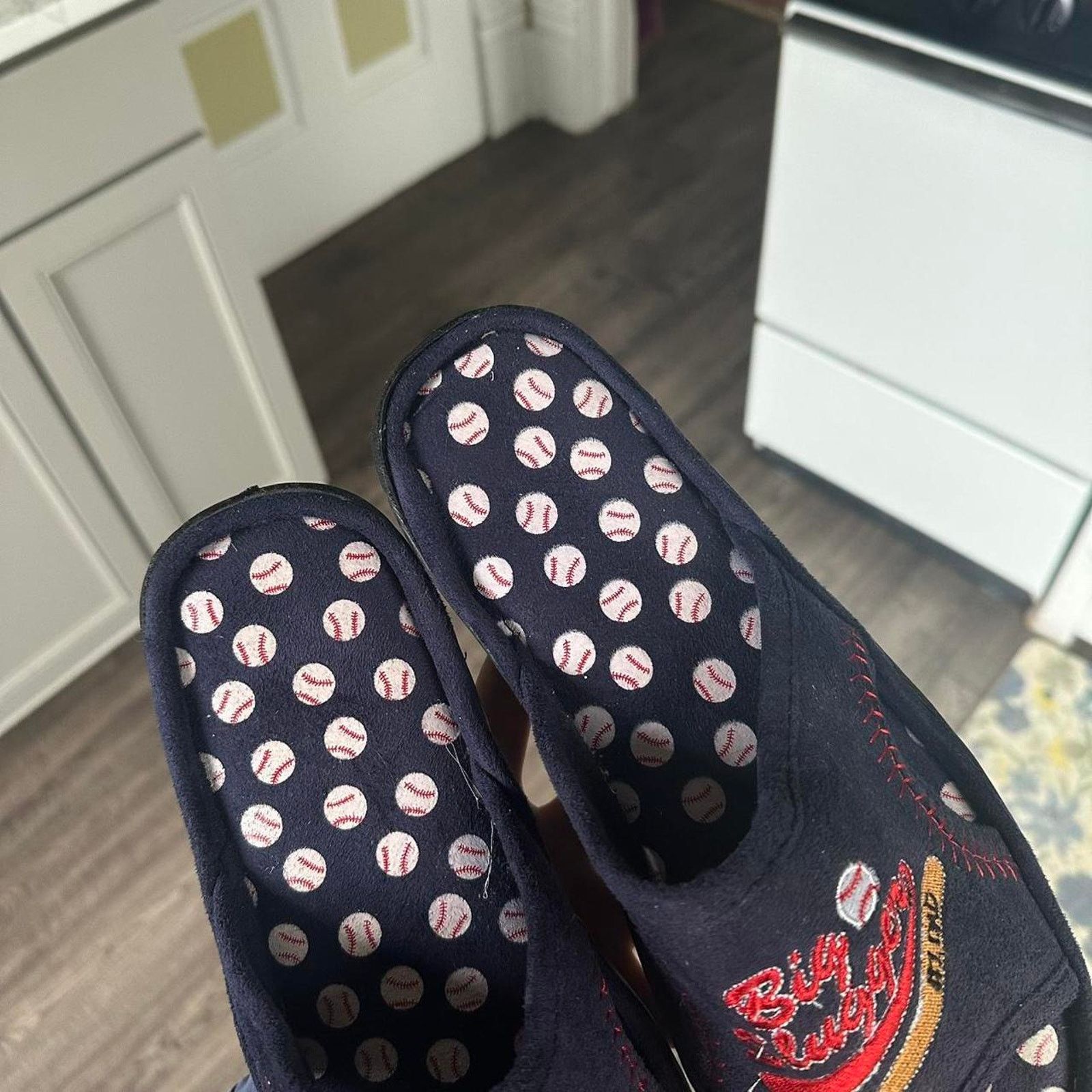 Vintage Vintage Baseball Dad Comfortable Slip On House Slippers Size US 7.5 / EU 40-41 - 4 Thumbnail