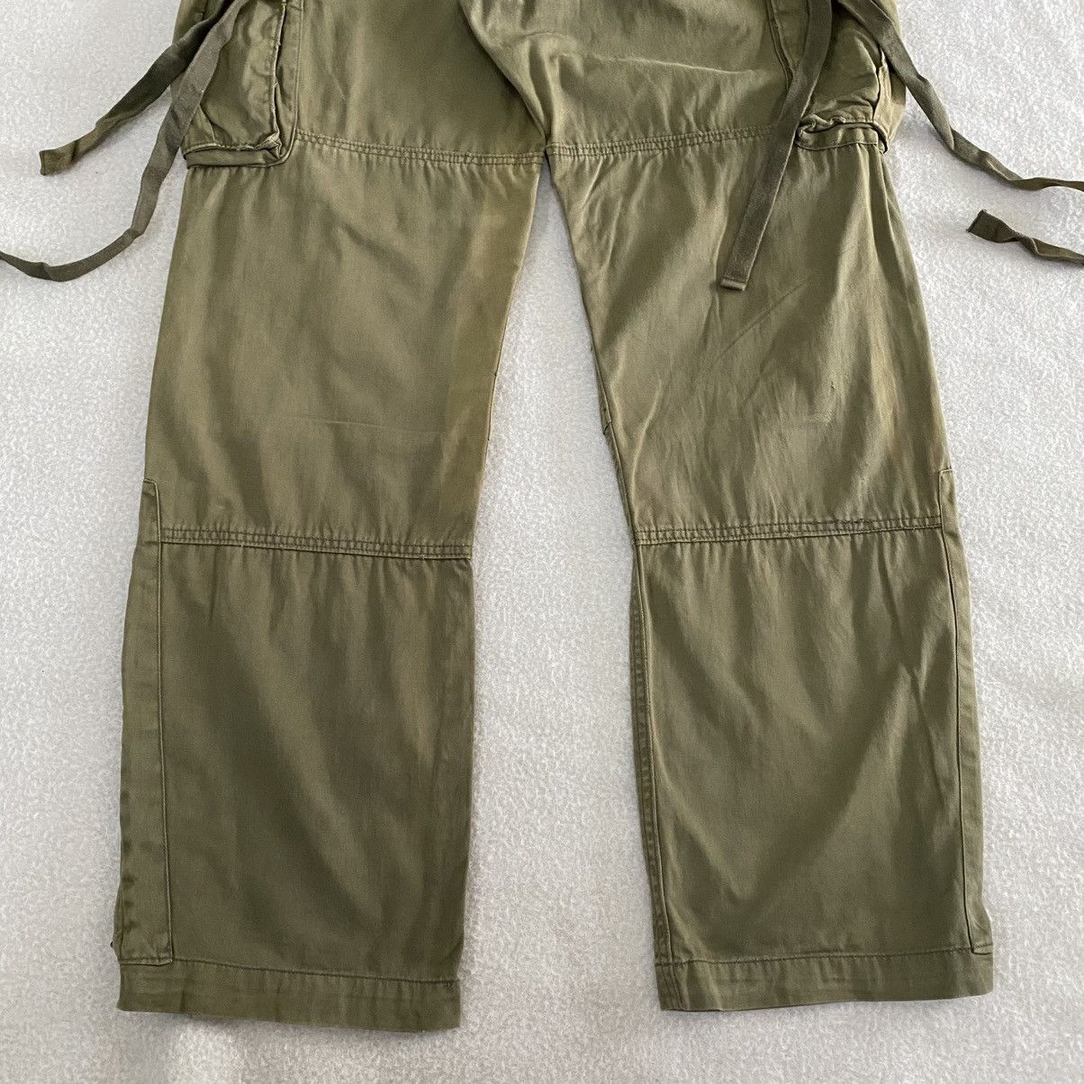 If Six Was Nine × Japanese Brand × Vintage Vintage 00's Distressed Cargo Utility Military Pants W36 Size US 36 / EU 52 - 6 Thumbnail