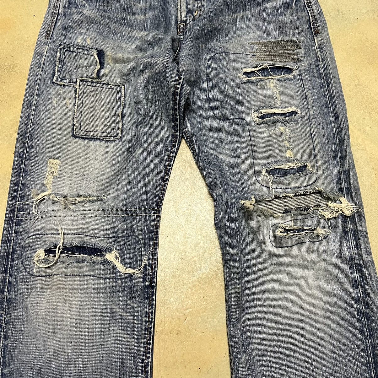 Edwin Edwin Exclusive Vintage Distressed Style Denim Jeans Size US 30 / EU 46 - 4 Thumbnail