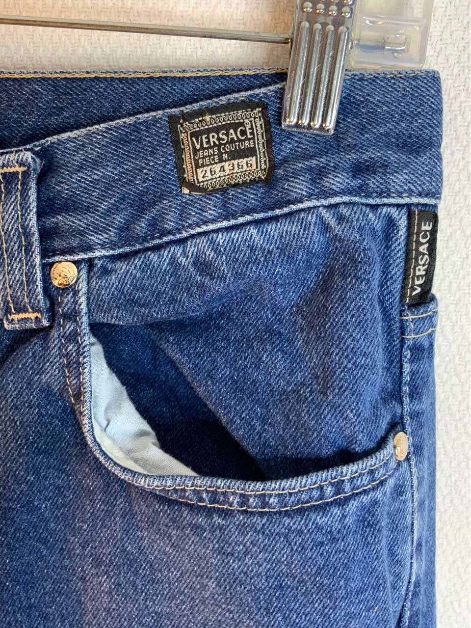 Versace Vintage Versace Jeans Regular Fit Button fly Made in Italy Size US 34 / EU 50 - 3 Thumbnail