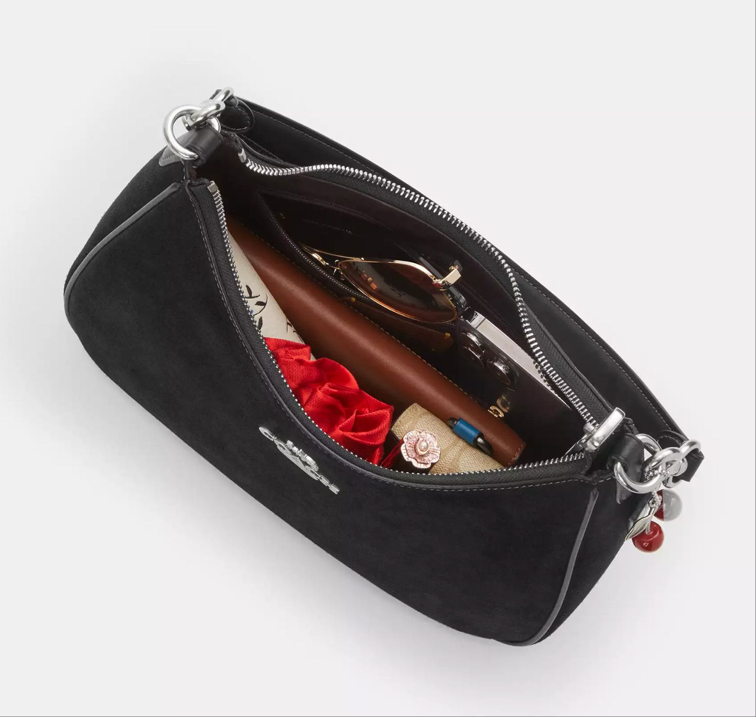 Coach NWT COACH Teri Hobo Bag With Cherry Charm CCZ88 🍒 Size ONE SIZE - 14 Thumbnail