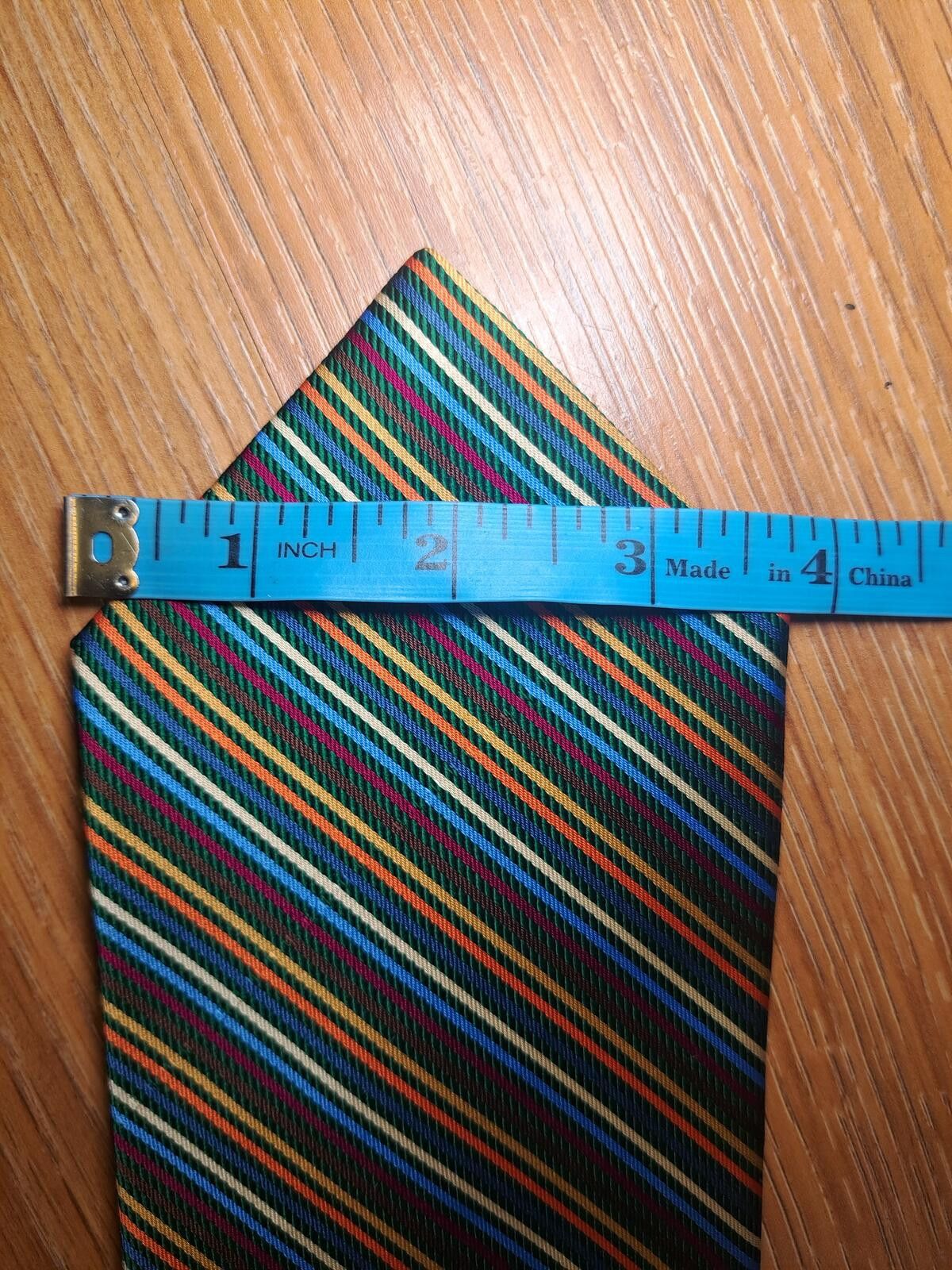 Brooks Brothers Brooks Brothers 100% Silk Tie Multicolor Striped Herringbone Size ONE SIZE - 7 Thumbnail