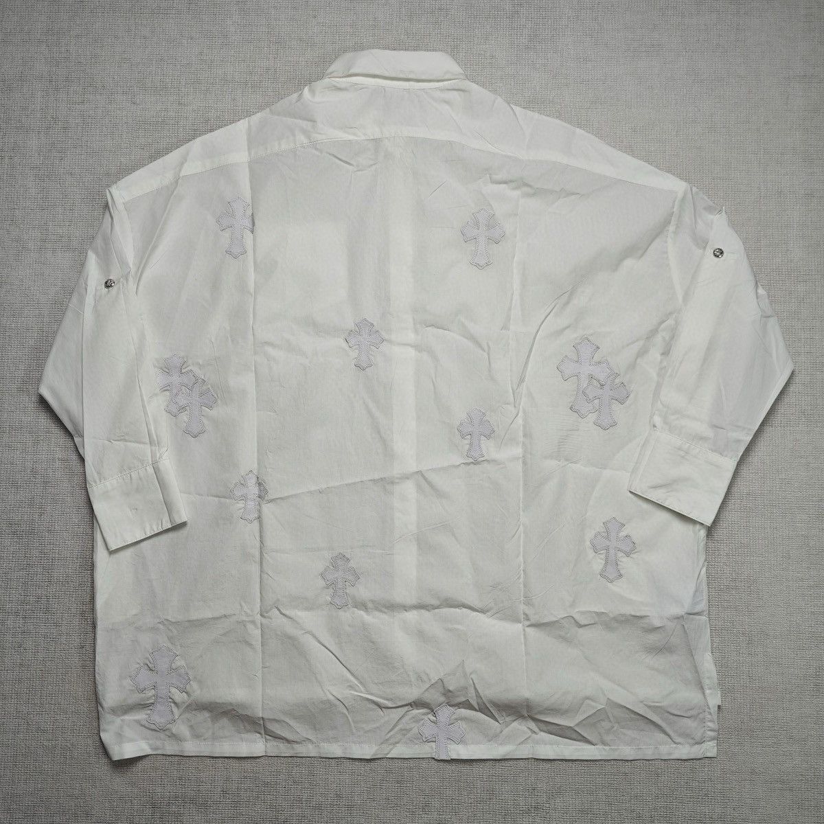 Chrome Hearts Chrome Hearts Cross Patches Poncho Shirts Size US S / EU 44-46 / 1 - 2 Thumbnail
