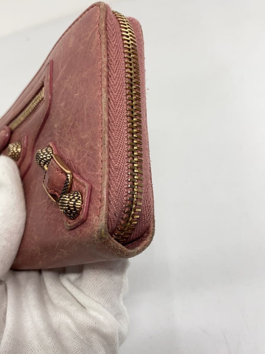 Balenciaga Balenciaga Sheepskin Long Wallet Pink Size ONE SIZE - 8 Thumbnail