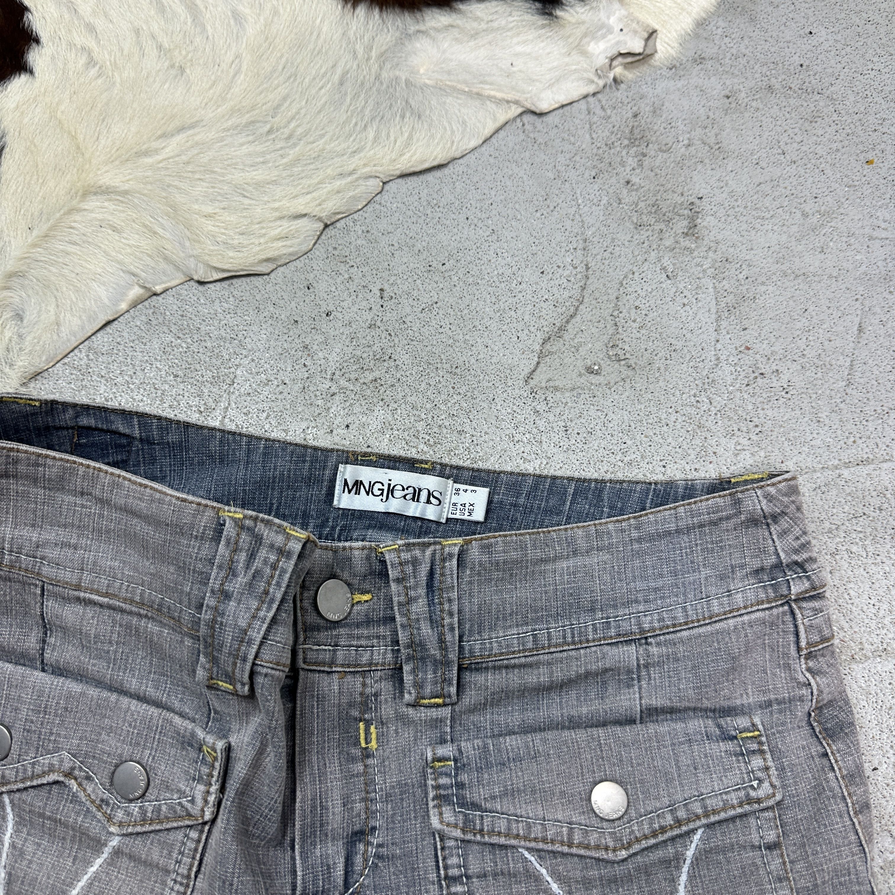 Vintage Vintage Denim Preppy Old Money Washed Pleated Mini Skirt Y2K Size 25" / US 0 / IT 36 - 4 Thumbnail