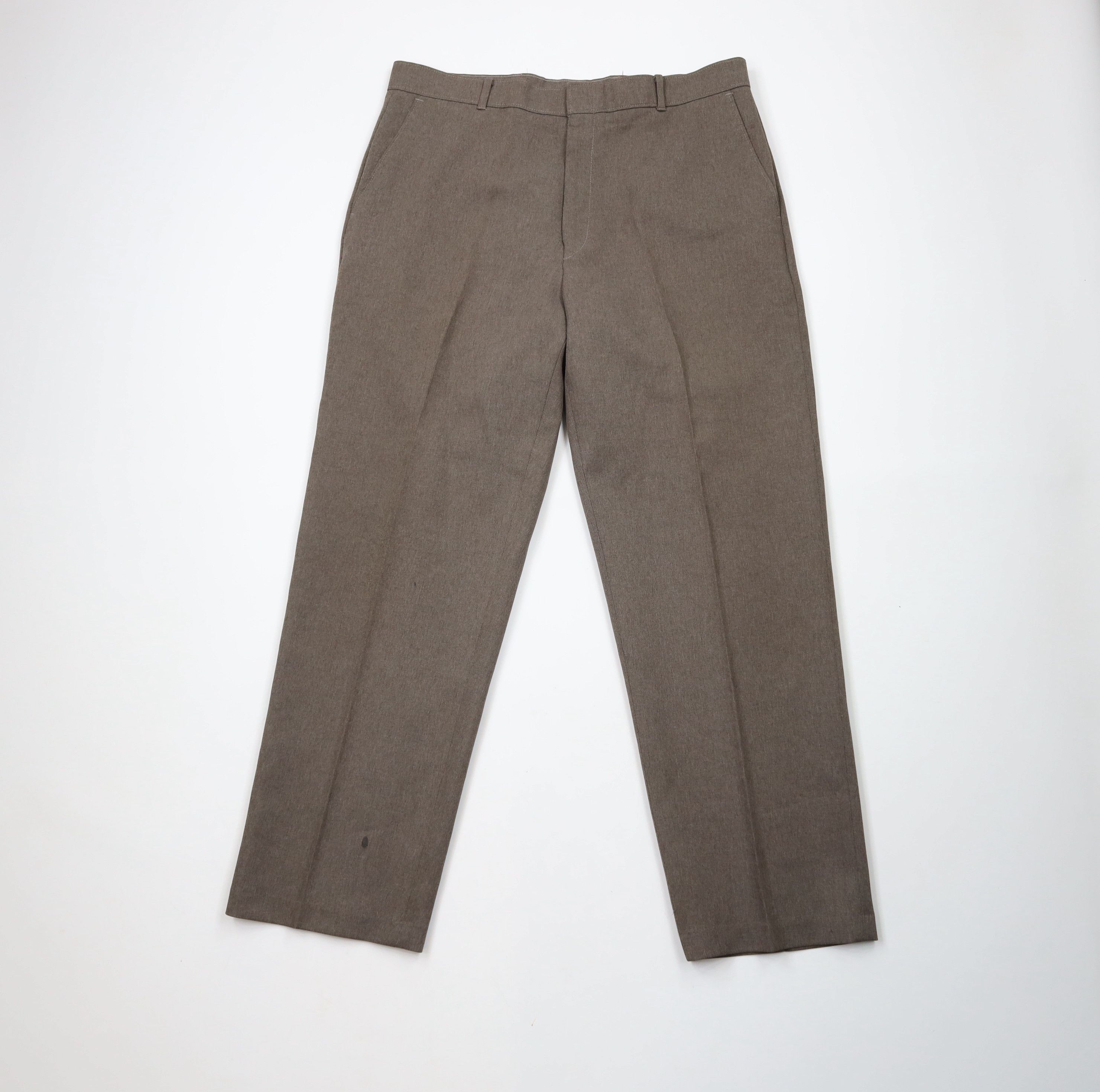 Levi's × Vintage Vintage 90s Levis Knit Flared Chino Pants Heather Brown Size US 36 / EU 52 - 1 Thumbnail