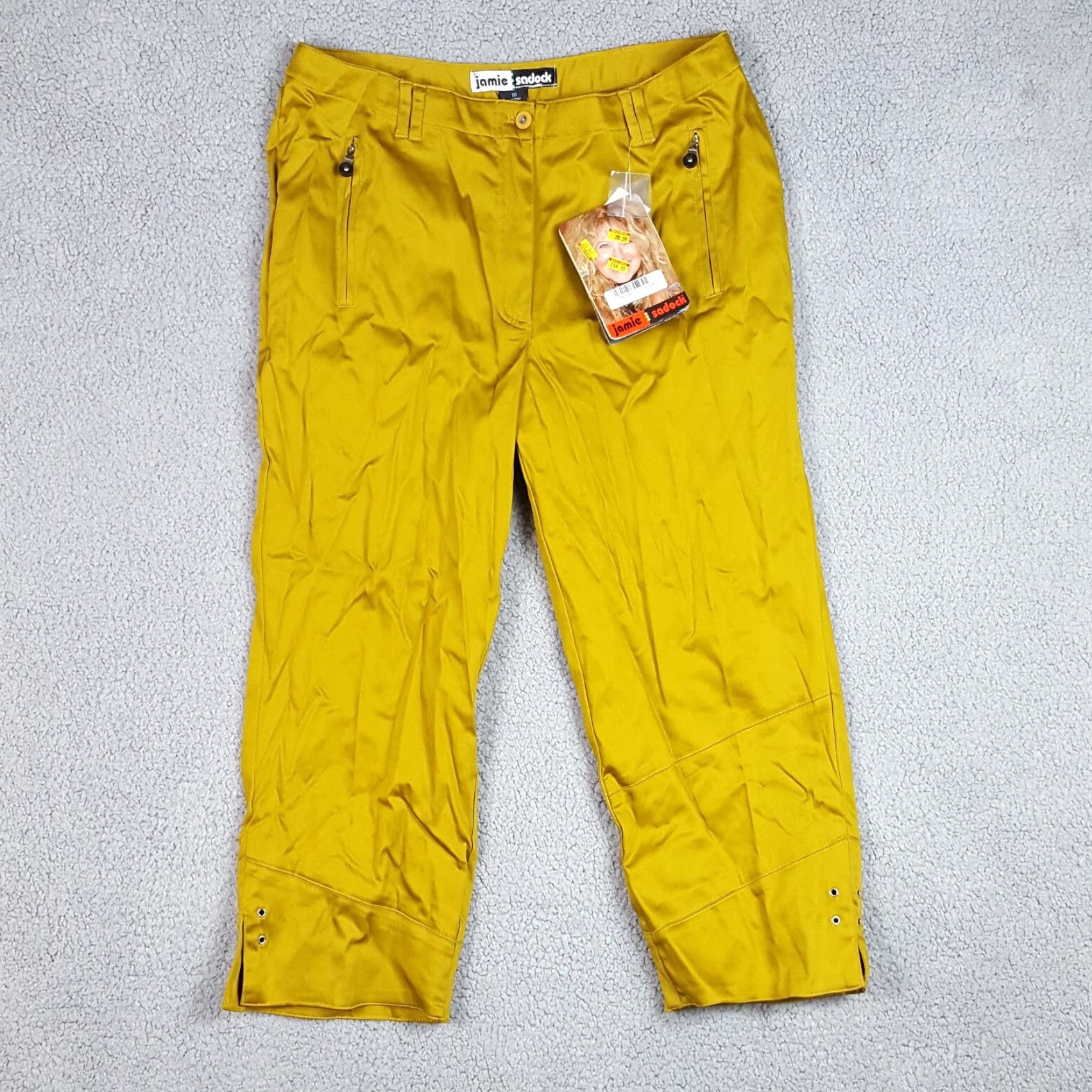Vintage Y2K Amber Light Weight Capri Tapered Women's Size 10 Stretch Golf Athletic Pants Size 32" / US 10 / IT 46 - 2 Thumbnail