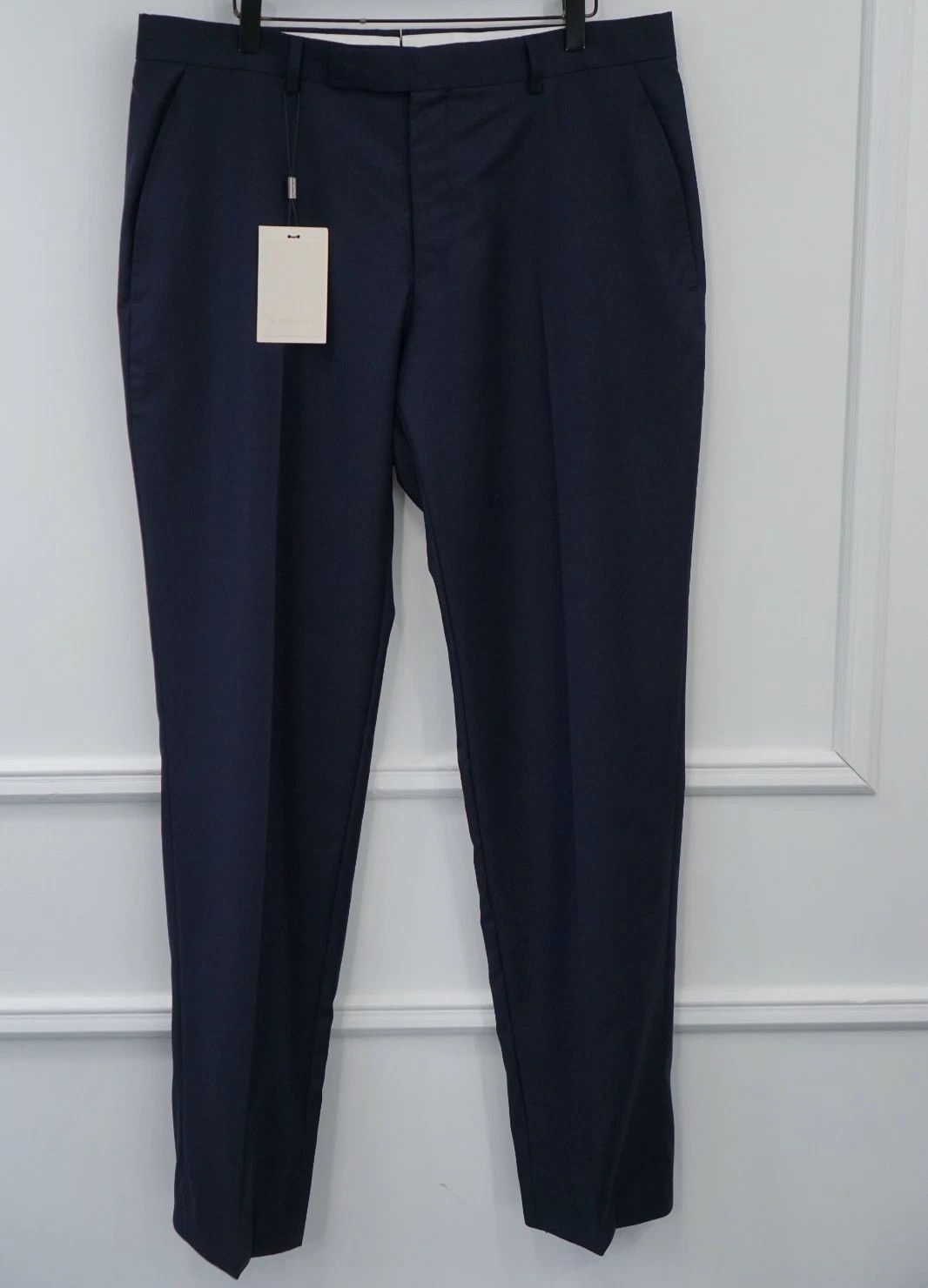 Suitsupply Men Suitsupply Pants Navy Blue Wool Washington Size UK/US42 Size 42R - 1 Thumbnail