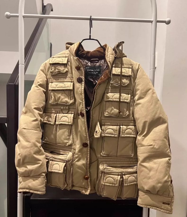 Number (N)ine Breath x Number Nine Beige Cotton Knee Coats | Grailed