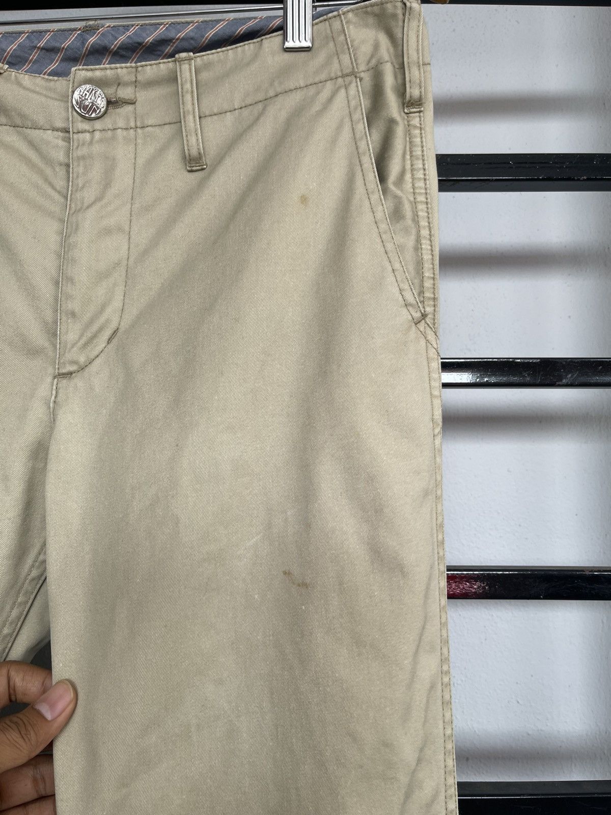 Japanese Brand Vintage Naked Sun Flare Chino Pants Size US 30 / EU 46 - 10 Thumbnail