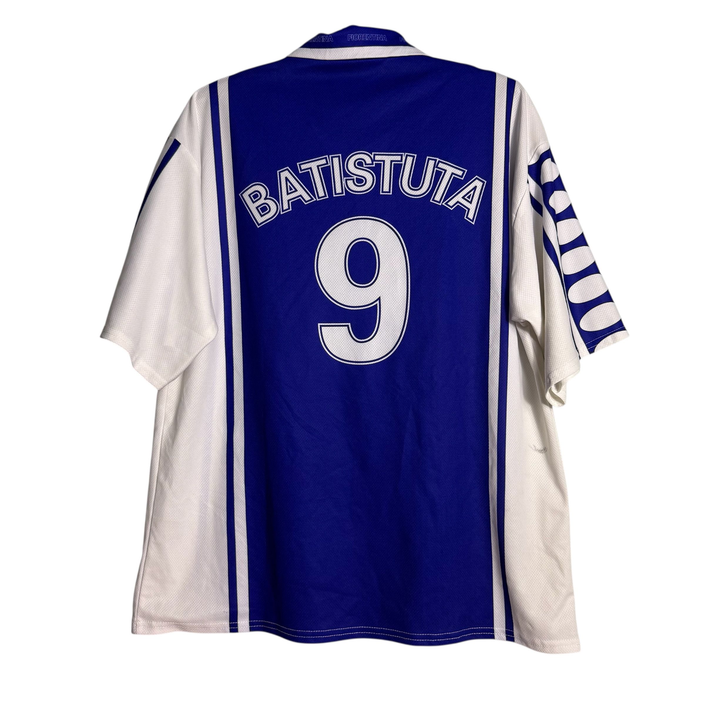 Vintage 🔥RARE🔥Vintage Fiorentina Batistuta #9 Bootleg Jersey Size US XL / EU 56 / 4 - 4 Thumbnail