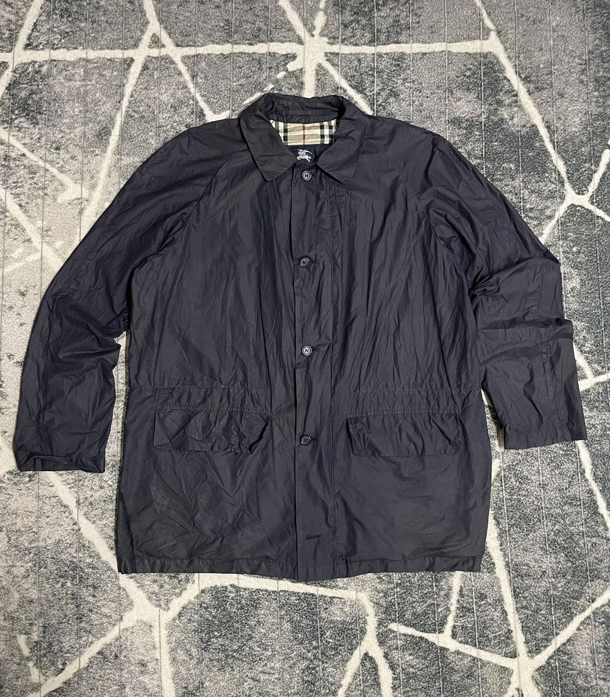 Burberry × Designer BURBERRY LONDON NYLON LIGHT JACKET Size US L / EU 52-54 / 3 - 1 Thumbnail