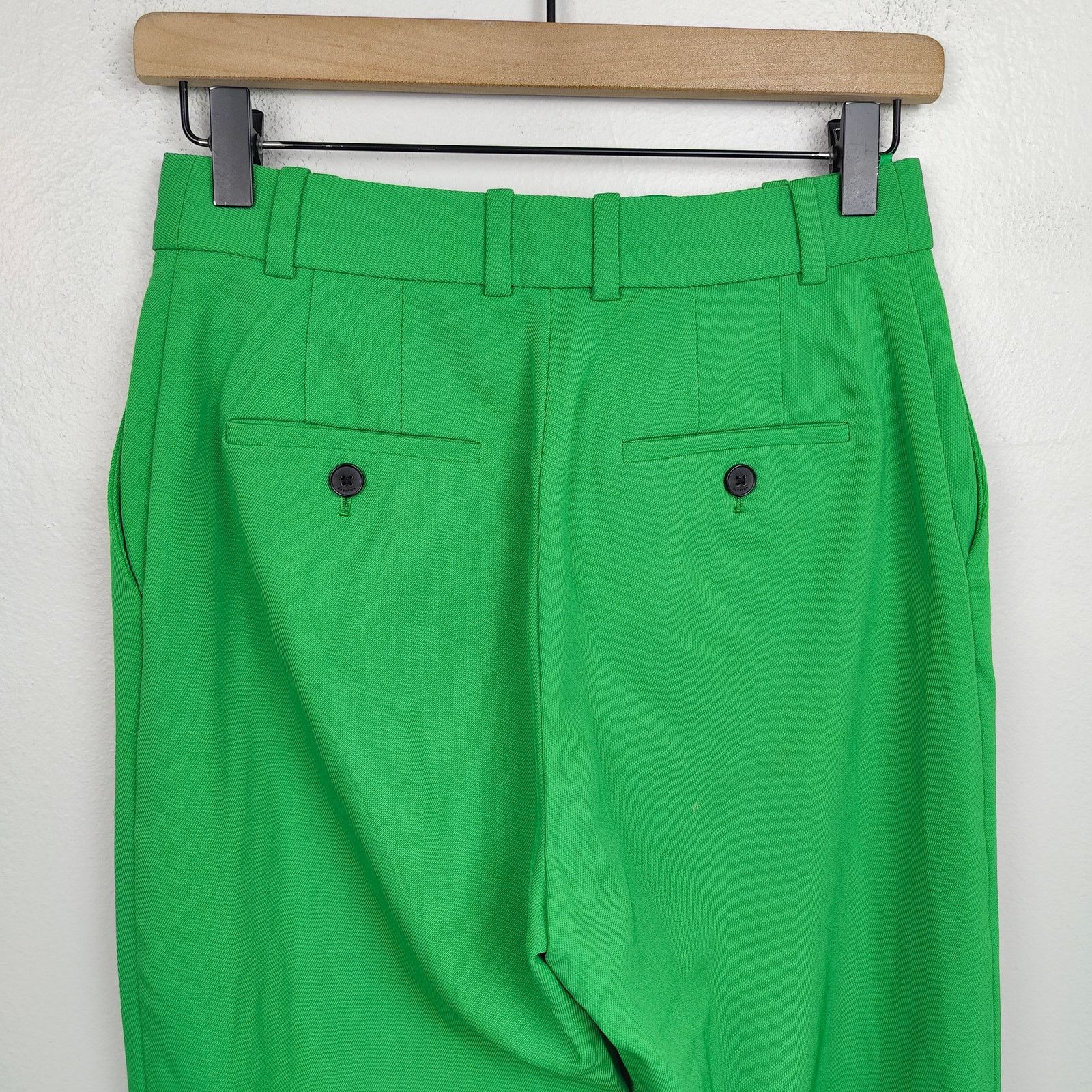 Aritzia Aritzia Babaton Agency Pant City Wool Womens 4 Green Size 27" / US 4 / IT 40 - 6 Thumbnail