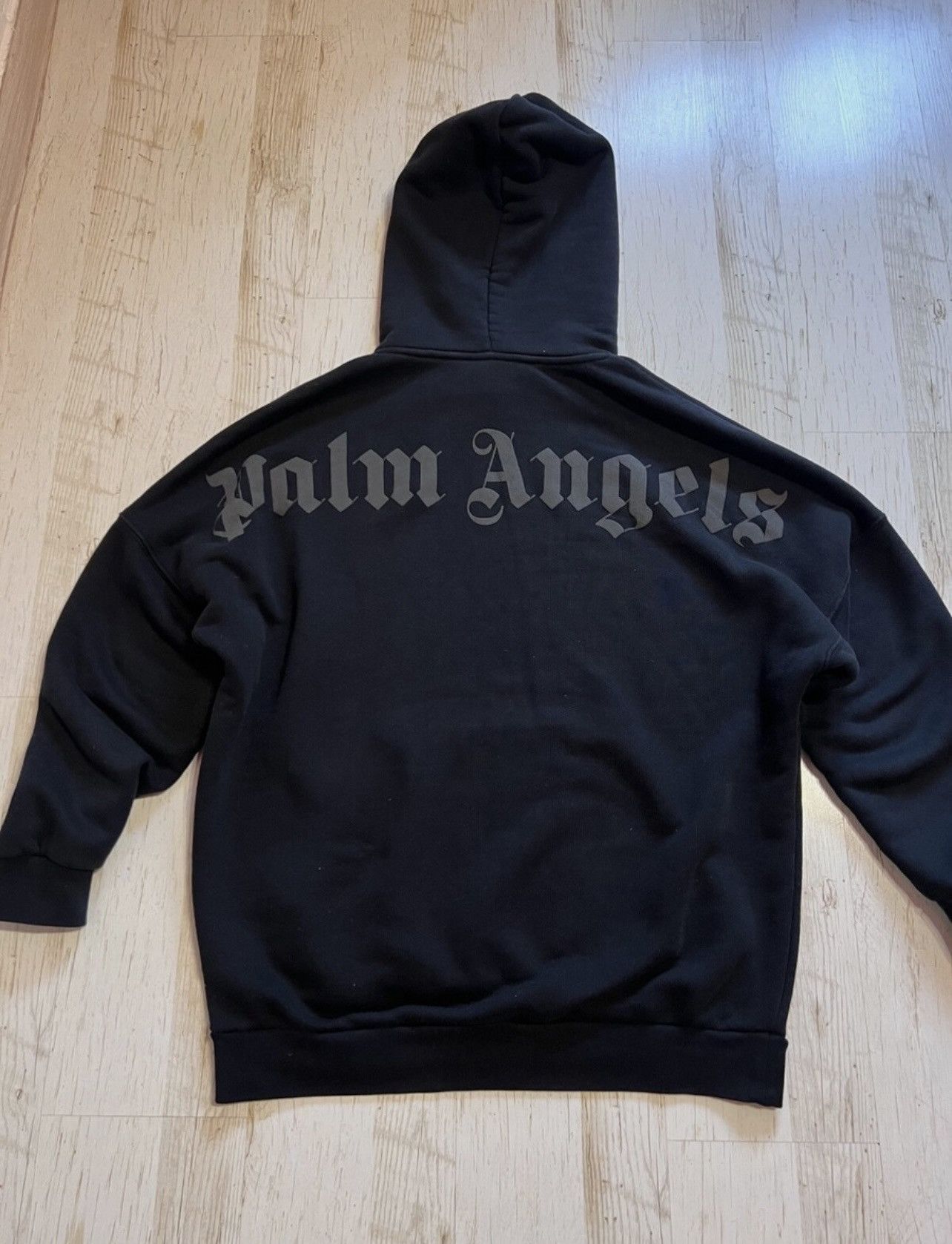 Palm Angels Palm Angels Logo Hoodie Size L Oversized Black Size US L / EU 52-54 / 3 - 1 Thumbnail