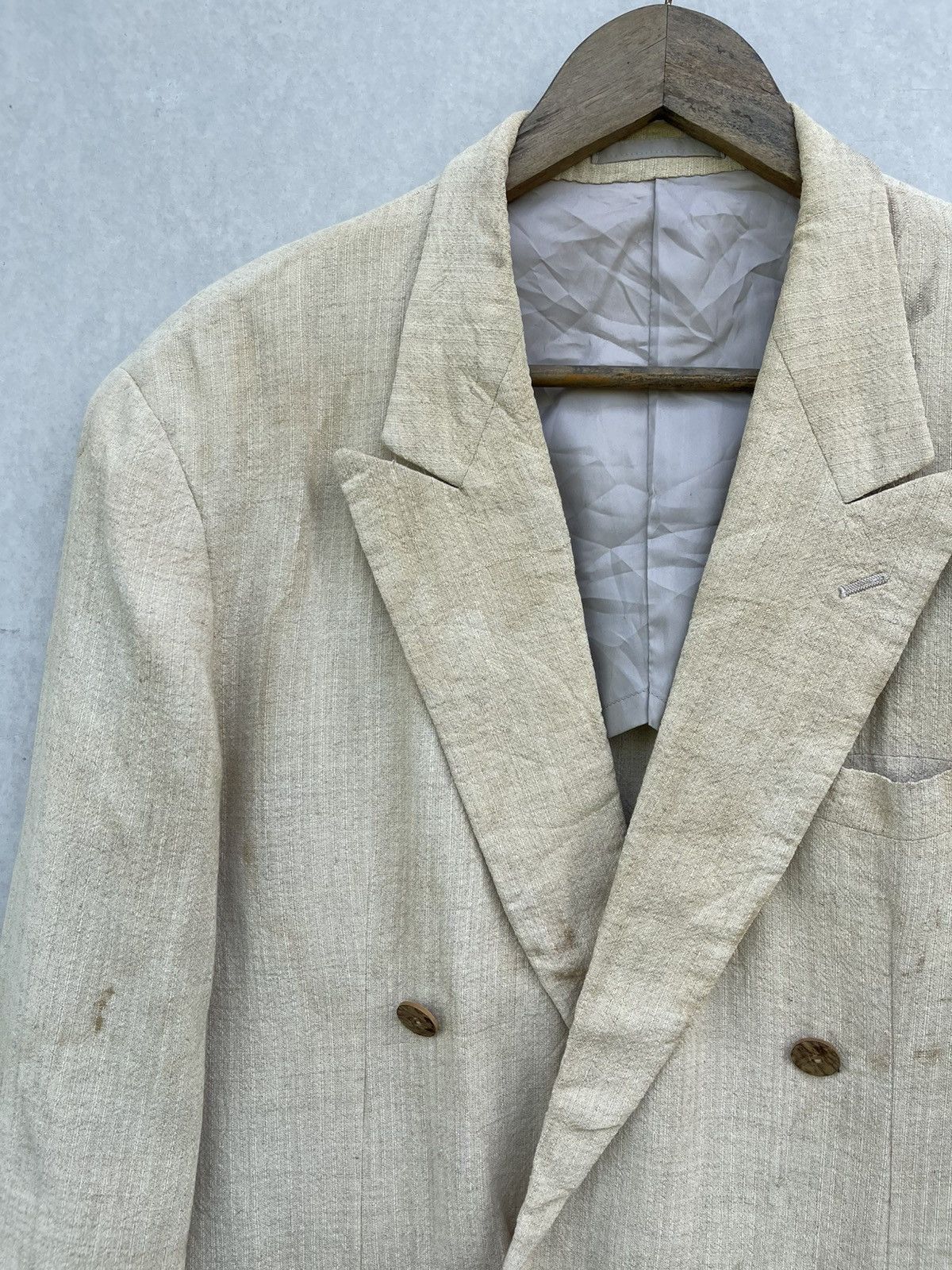 Issey Miyake × Tete Homme × Vintage 🔥Vintage Tete Homme by Katoh Kazutaka Double Breasted Blazer Size US S / EU 44-46 / 1 - 6 Thumbnail