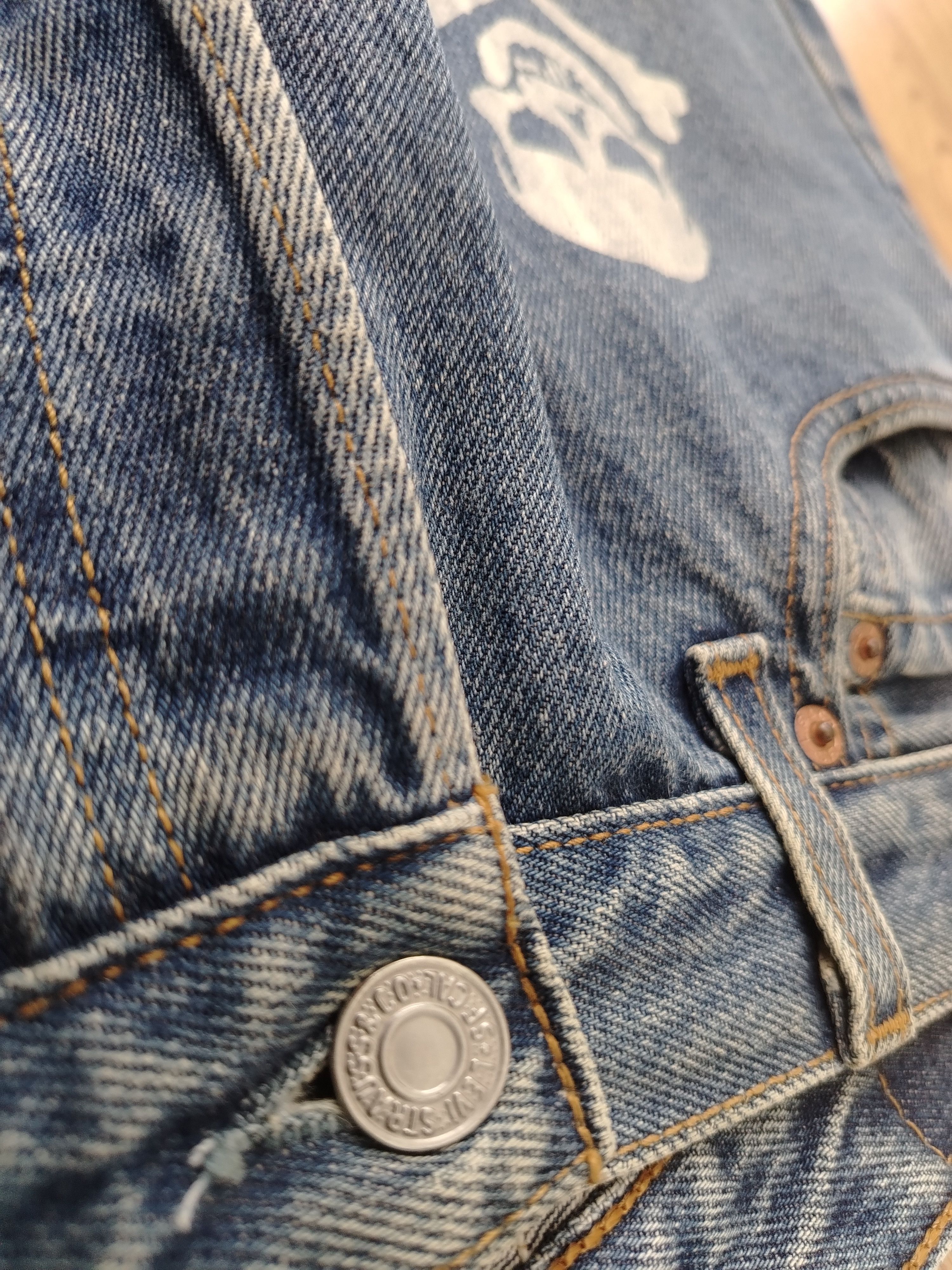 Levi's Levis 501 Vintage Rare Lovers Rock Size US 29 - 4 Thumbnail
