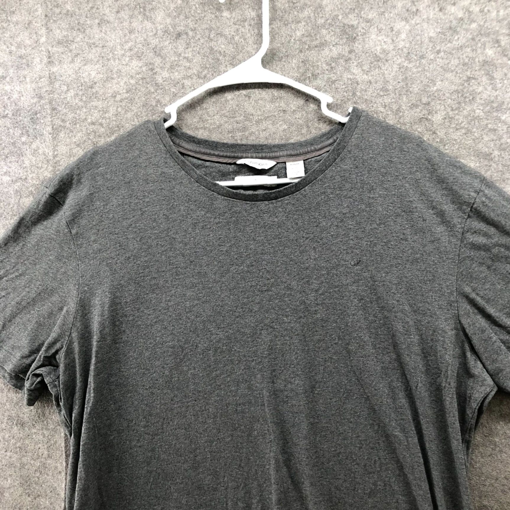 Calvin Klein Calvin Klein Liquid Touch T Shirt Mens XL Gray Short Sleeve Crewneck Cotton Size US XL / EU 56 / 4 - 3 Thumbnail