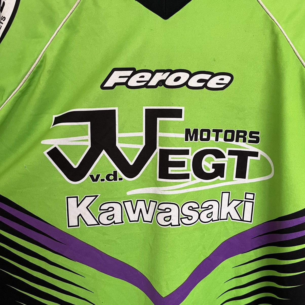 Hypebeast × Vintage Grail Kawasaki Monster Energy Asap Rocky Style Moto Jersey Size US XL / EU 56 / 4 - 5 Thumbnail