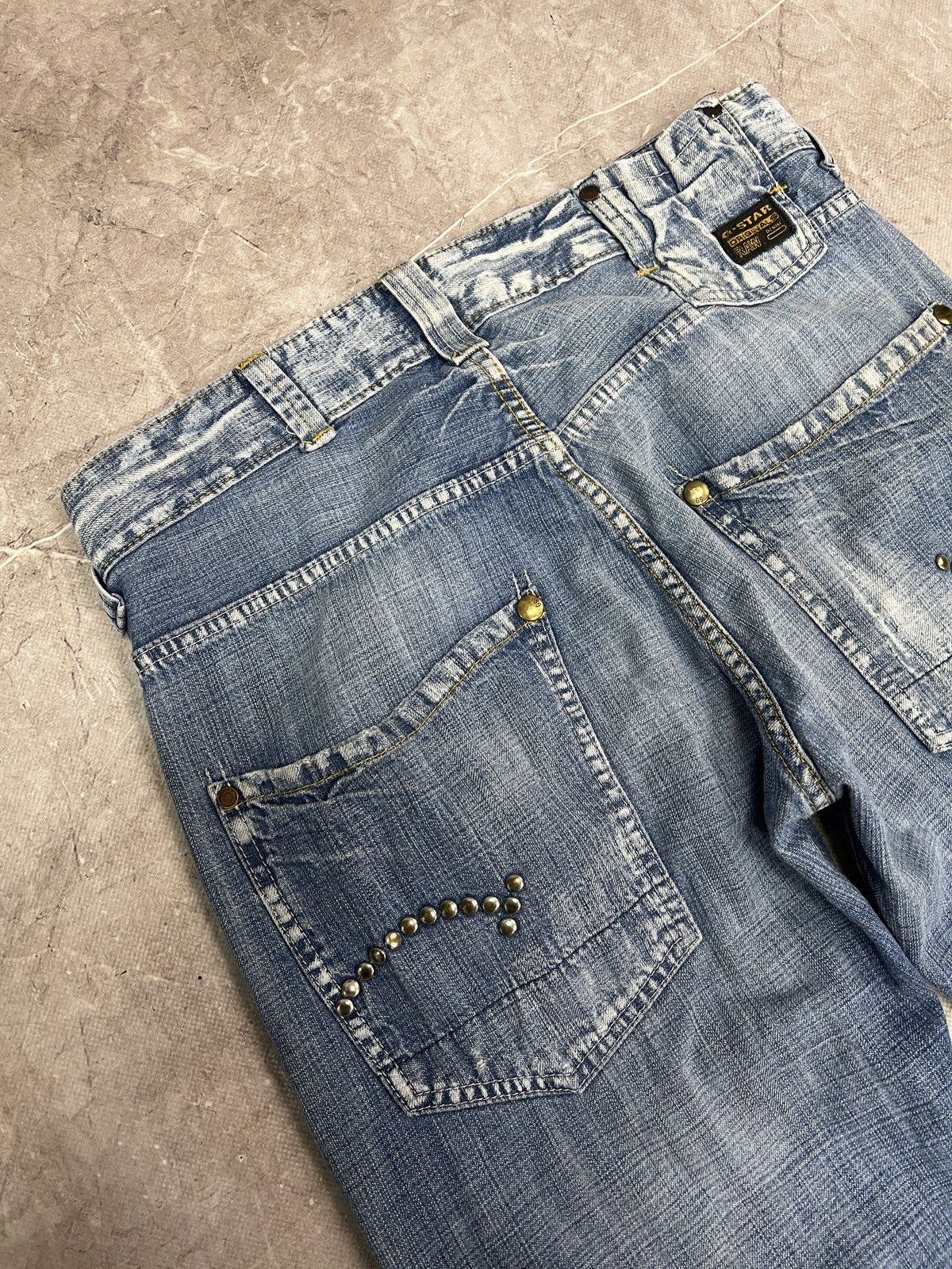 G-Star G star raw distressed y2k archive jeans hype Size US 30 / EU 46 - 8 Thumbnail