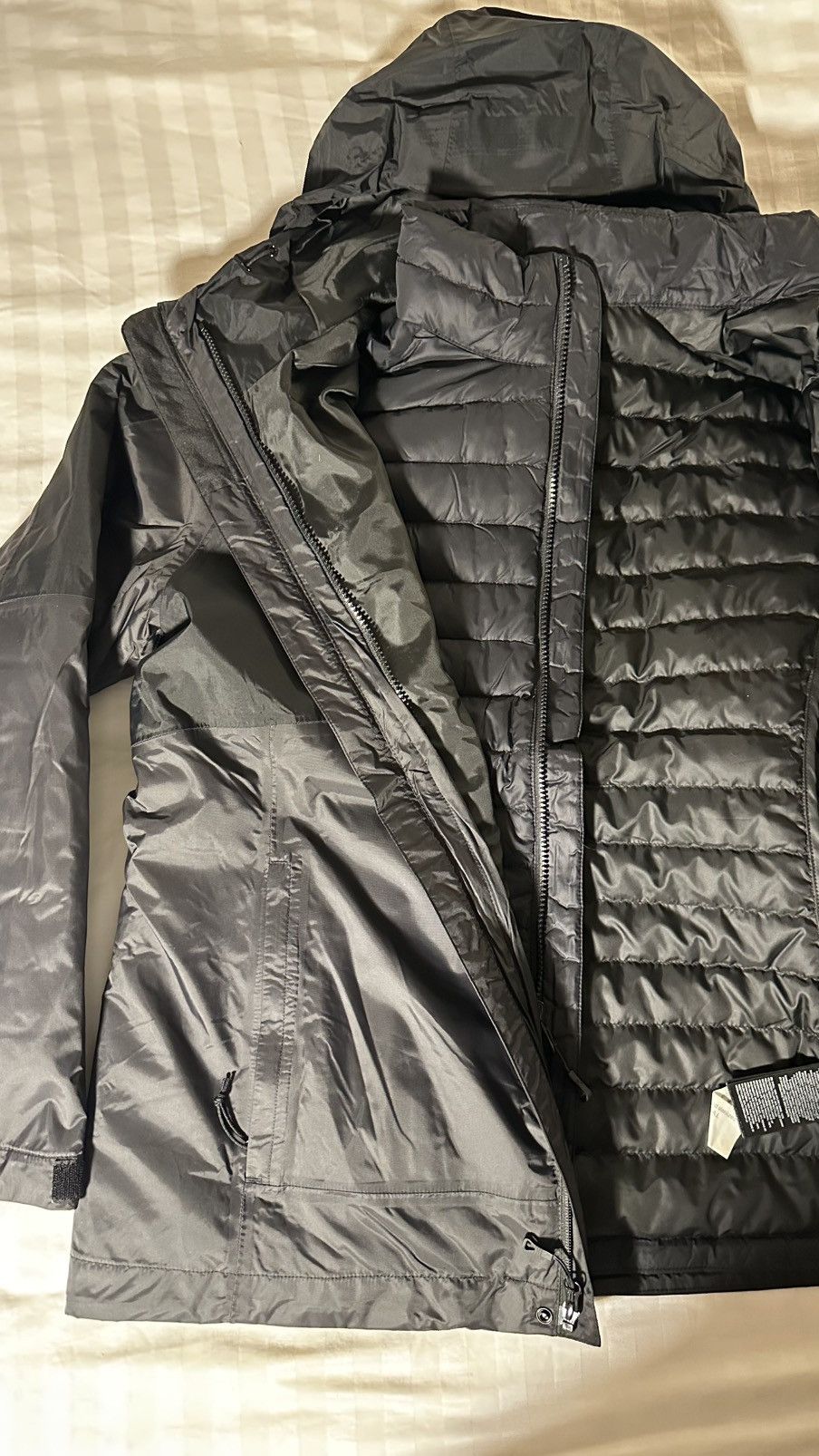 The North Face TNF 3-in-1 DryVent Triclimate Down Jacket Black XL NWT Size XL / US 12-14 / IT 48-50 - 11 Thumbnail