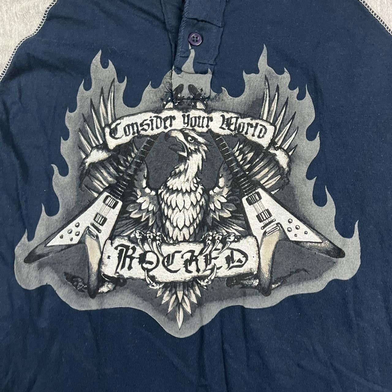 Designer Y2K Rock vibes shirt Size US XL / EU 56 / 4 - 3 Thumbnail