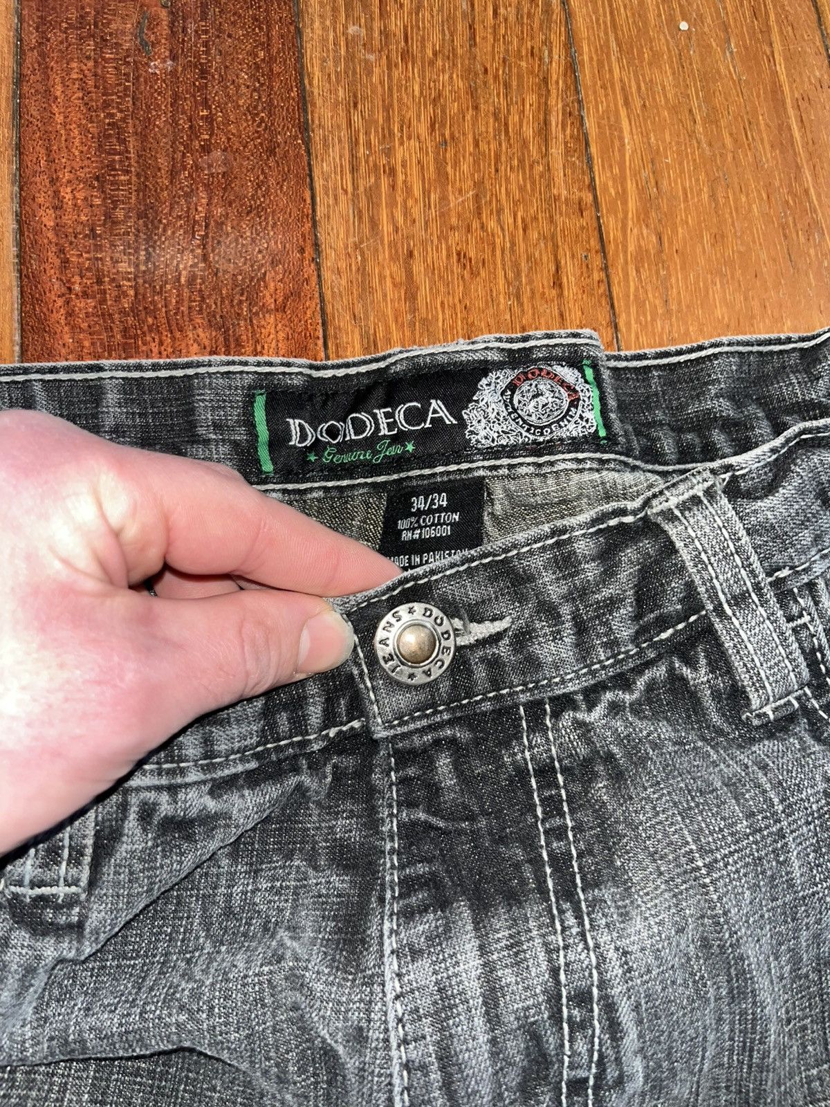 Vintage Dodeca vintage denim jeans Size US 34 / EU 50 - 2 Thumbnail
