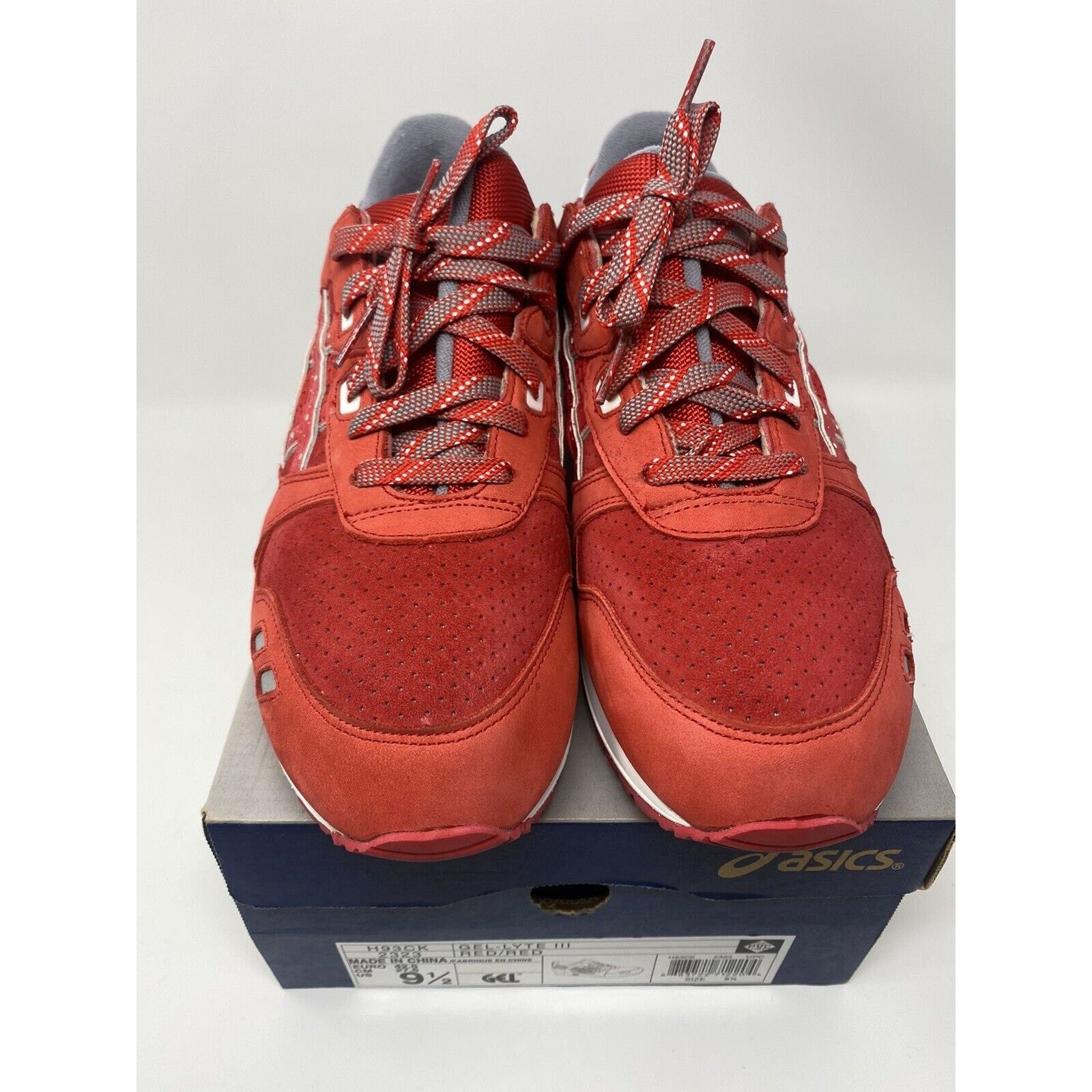 Asics NICE KICKS ASICS DAVIDZ RONNIE FIEG GEL LYTE III RED Size US 9.5 / EU 42-43 - 6 Thumbnail