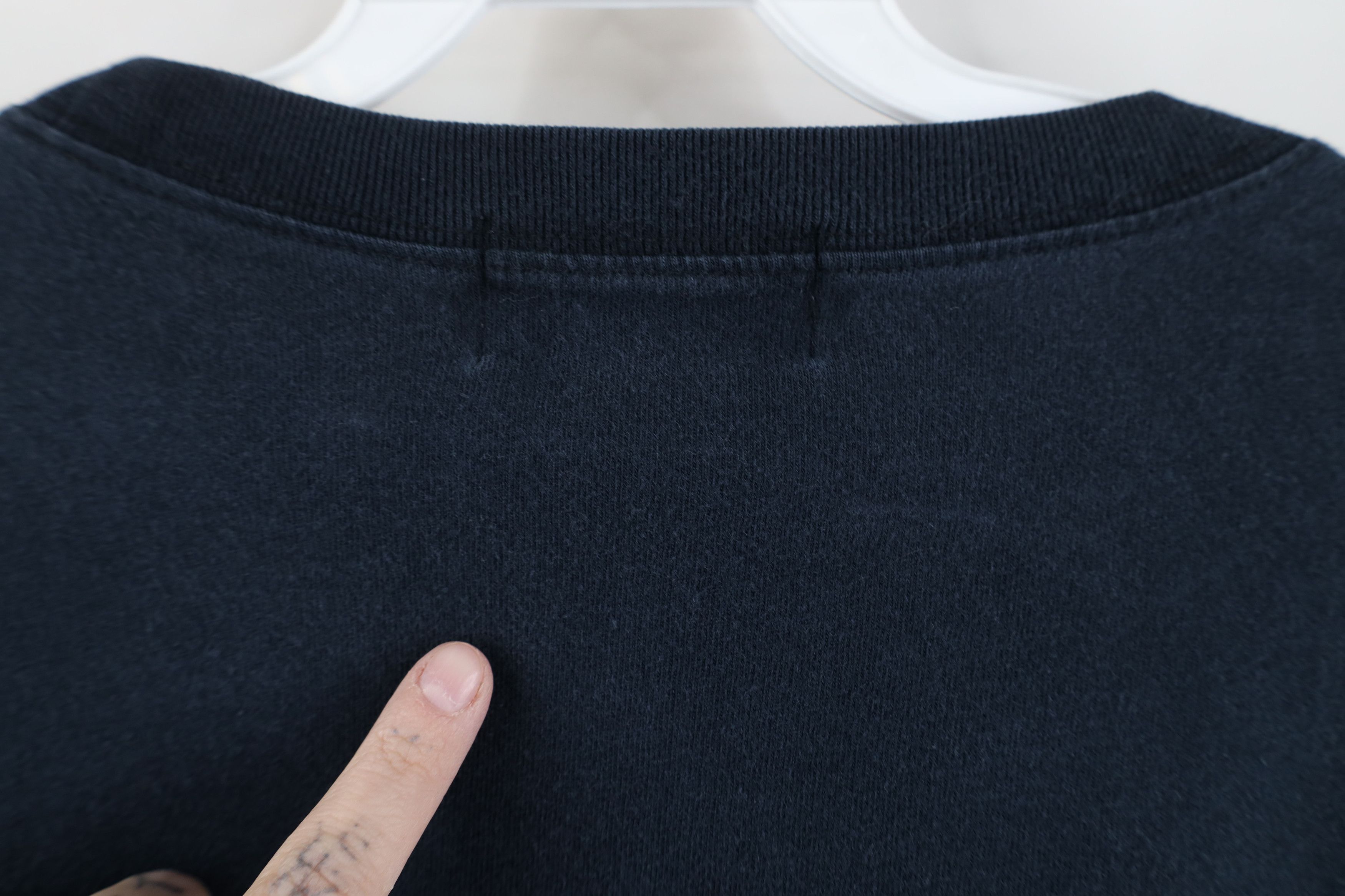 Eddie Bauer Vintage 90s Eddie Bauer Blank Cotton T-Shirt Black Size US XXL / EU 58 / 5 - 11 Thumbnail