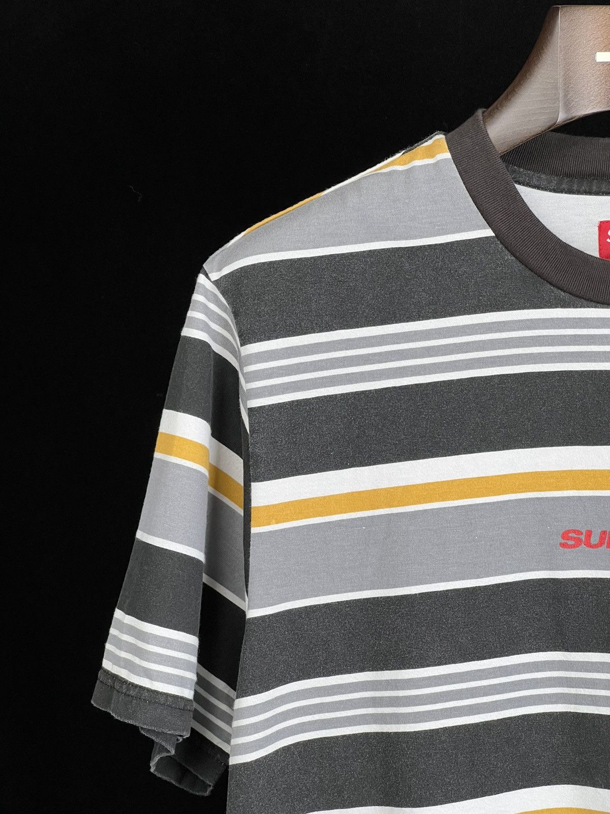 Supreme SUPREME Stripes tee M Size US M / EU 48-50 / 2 - 7 Thumbnail